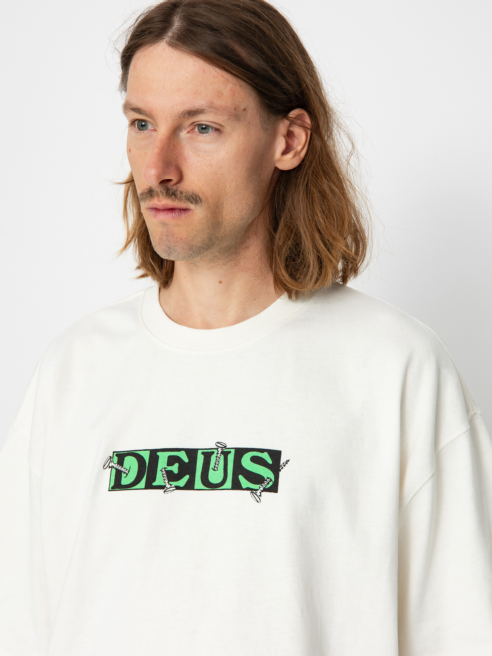 Deus Ex Machina Screw Loose T-shirt (vintage white)