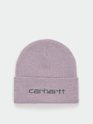 Carhartt WIP Script Mütze (glassy purple/discovery green)