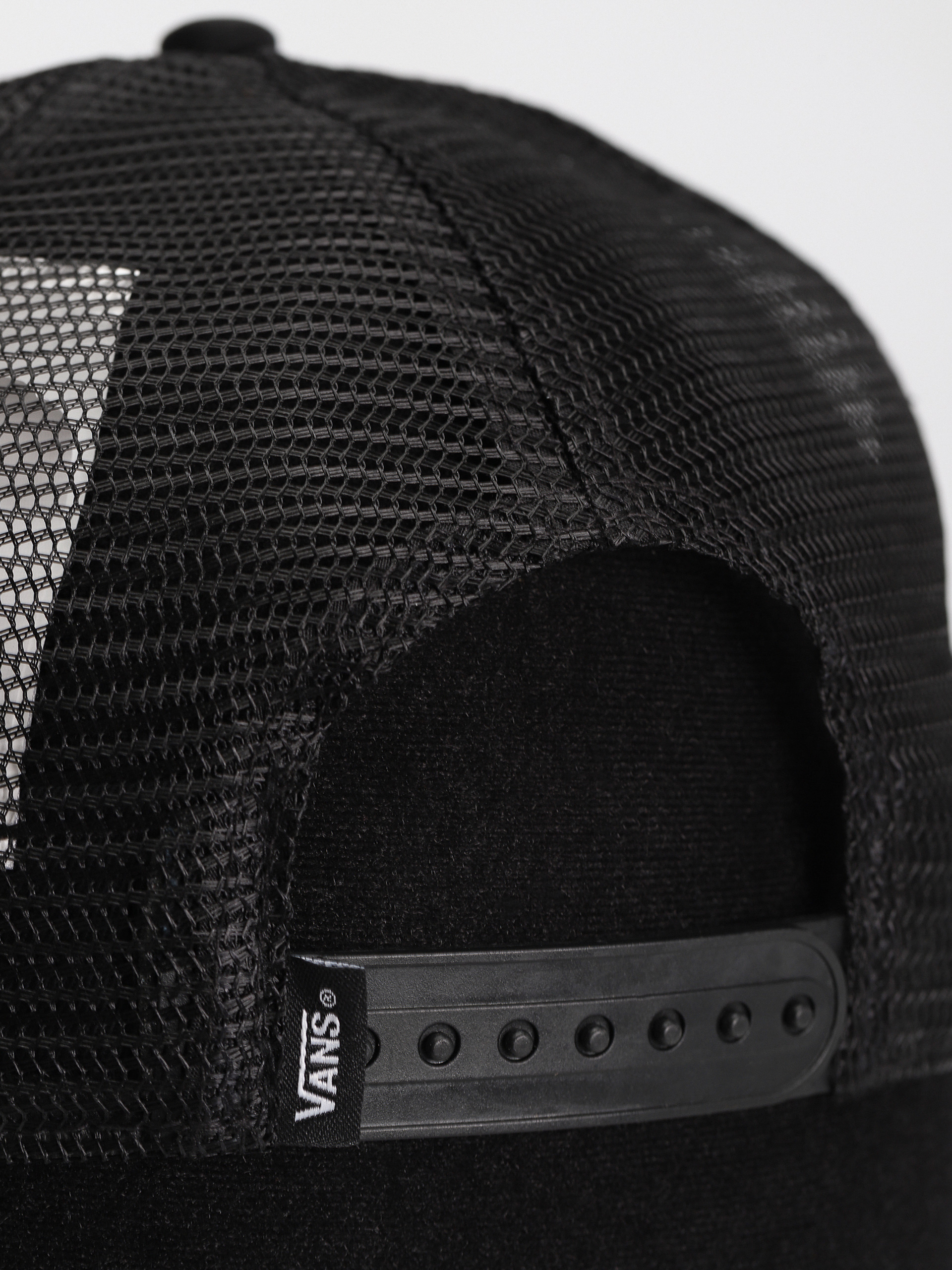 Vans Classic Patch Curved Bill Trucker Cap (black/white)