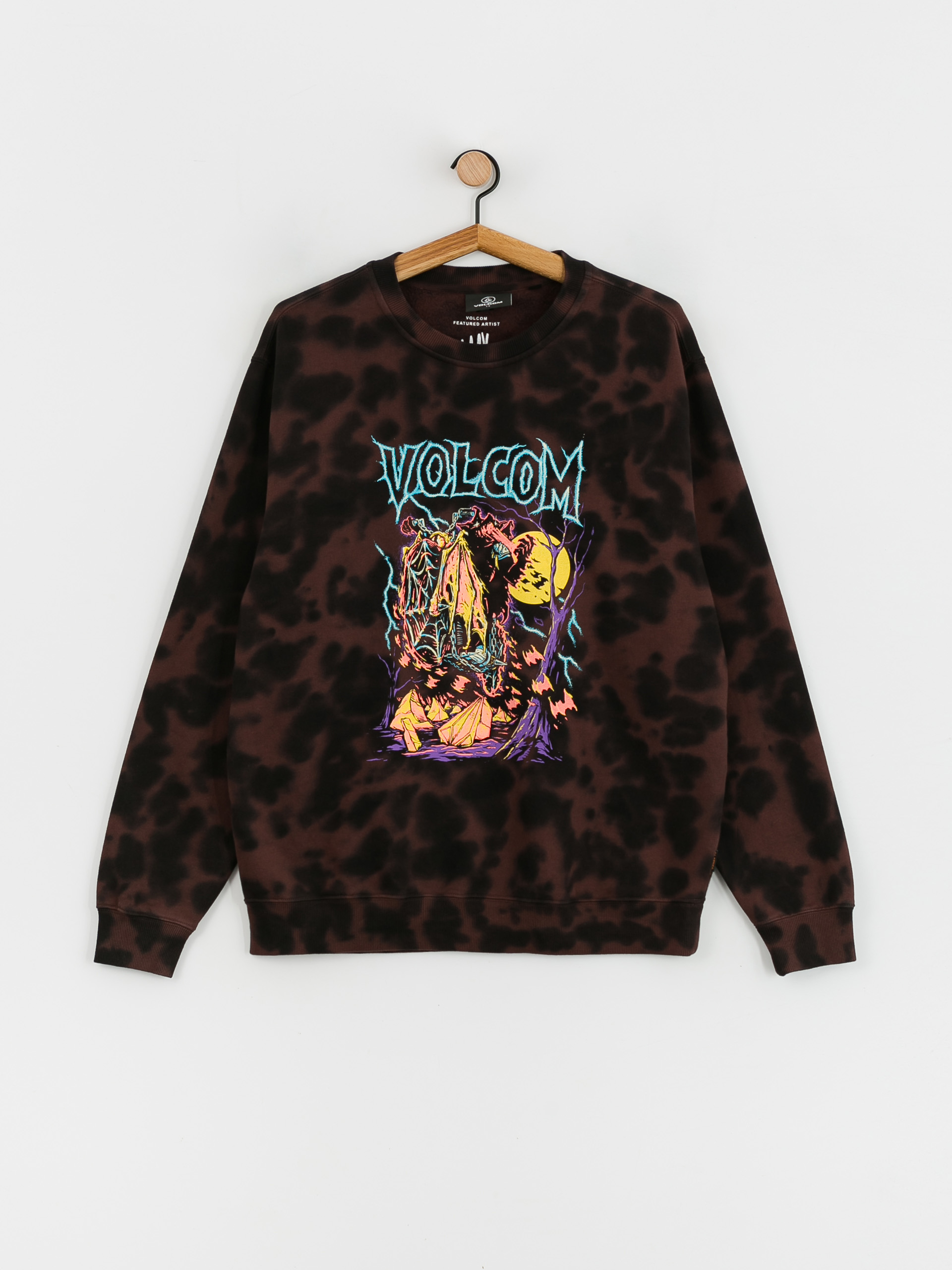 Volcom Fa Max Sherman Crew Sweatshirt (bitter chocolate)