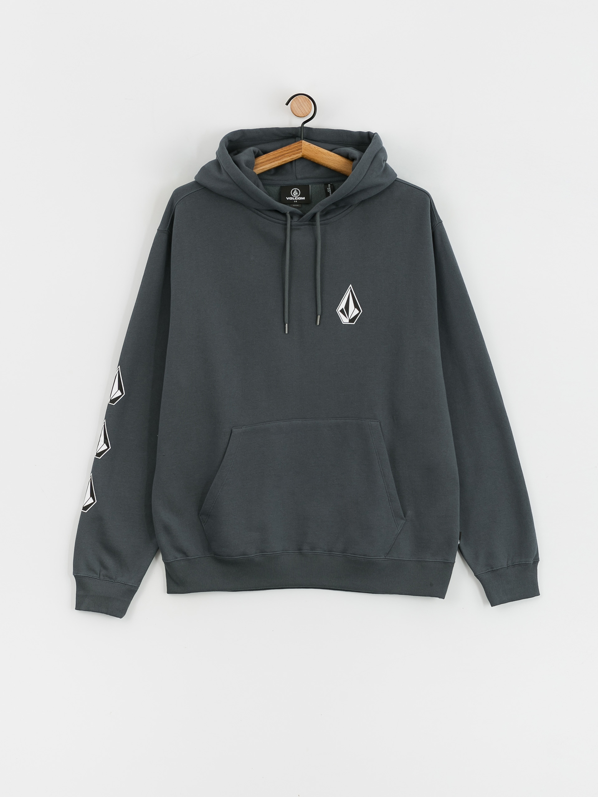 Volcom Iconic Stone HD Hoodie (dark slate)