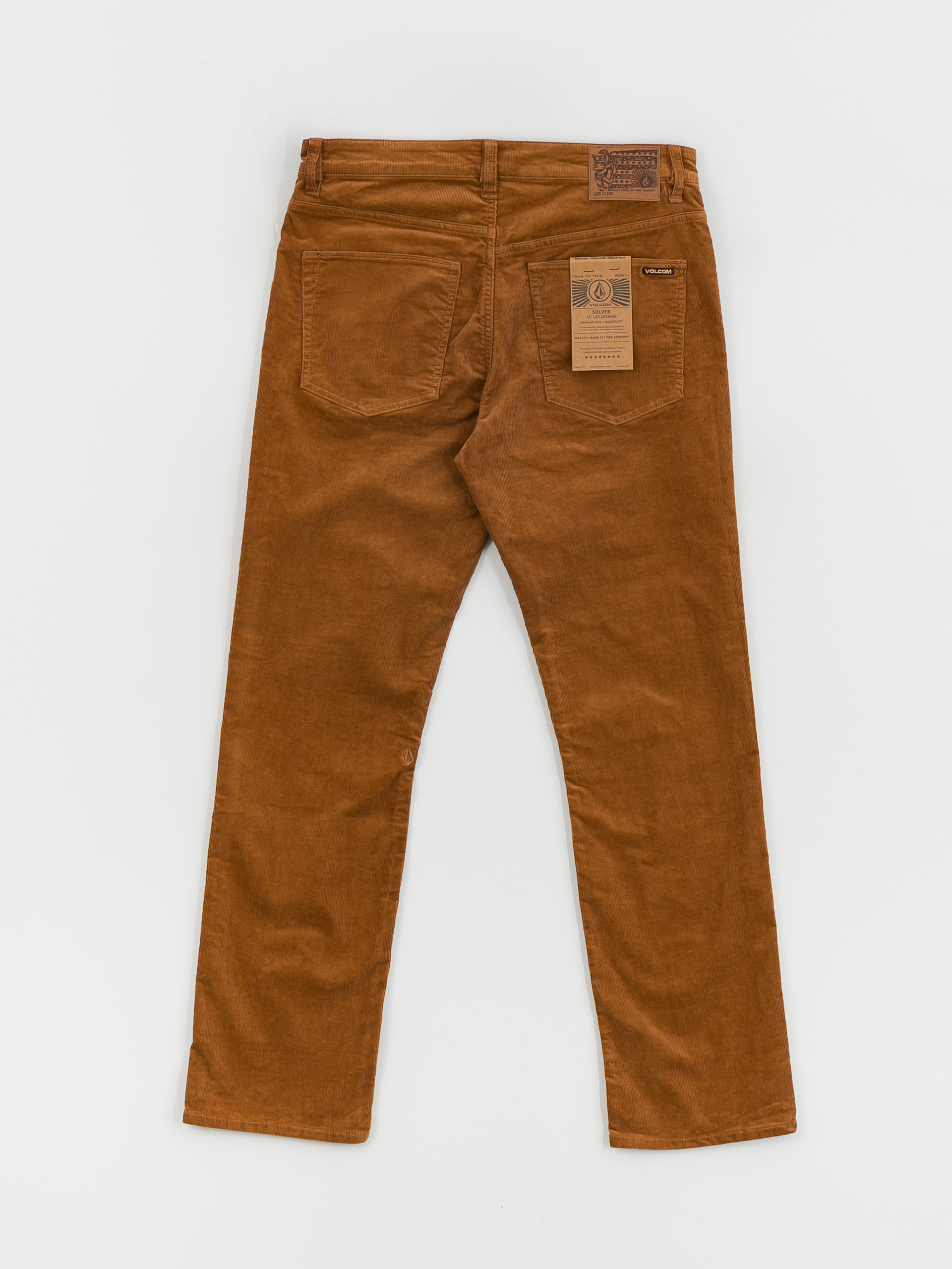 Volcom Solver 5 Pocket Cord Pants (tobacco)