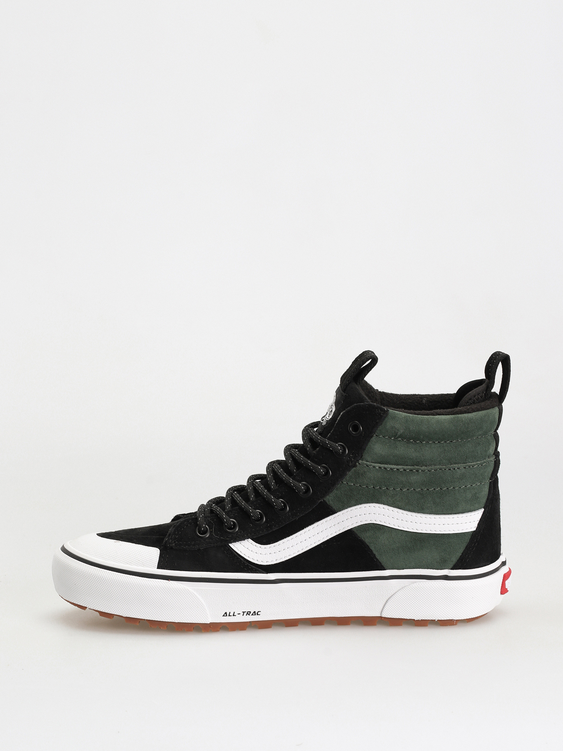 All green on sale high top vans