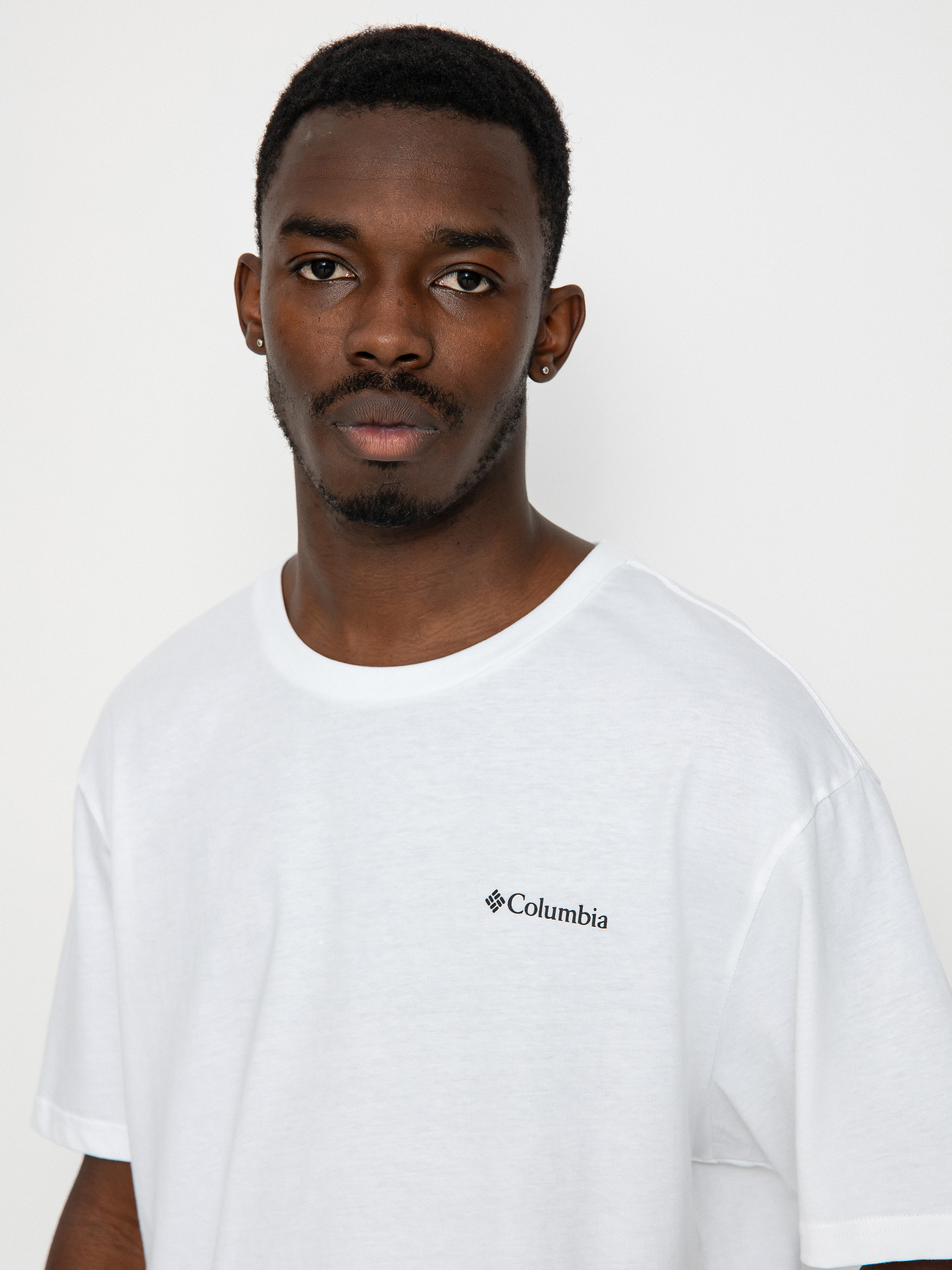 Columbia Basic Logo T-shirt (white/lc csc/branded graphic)
