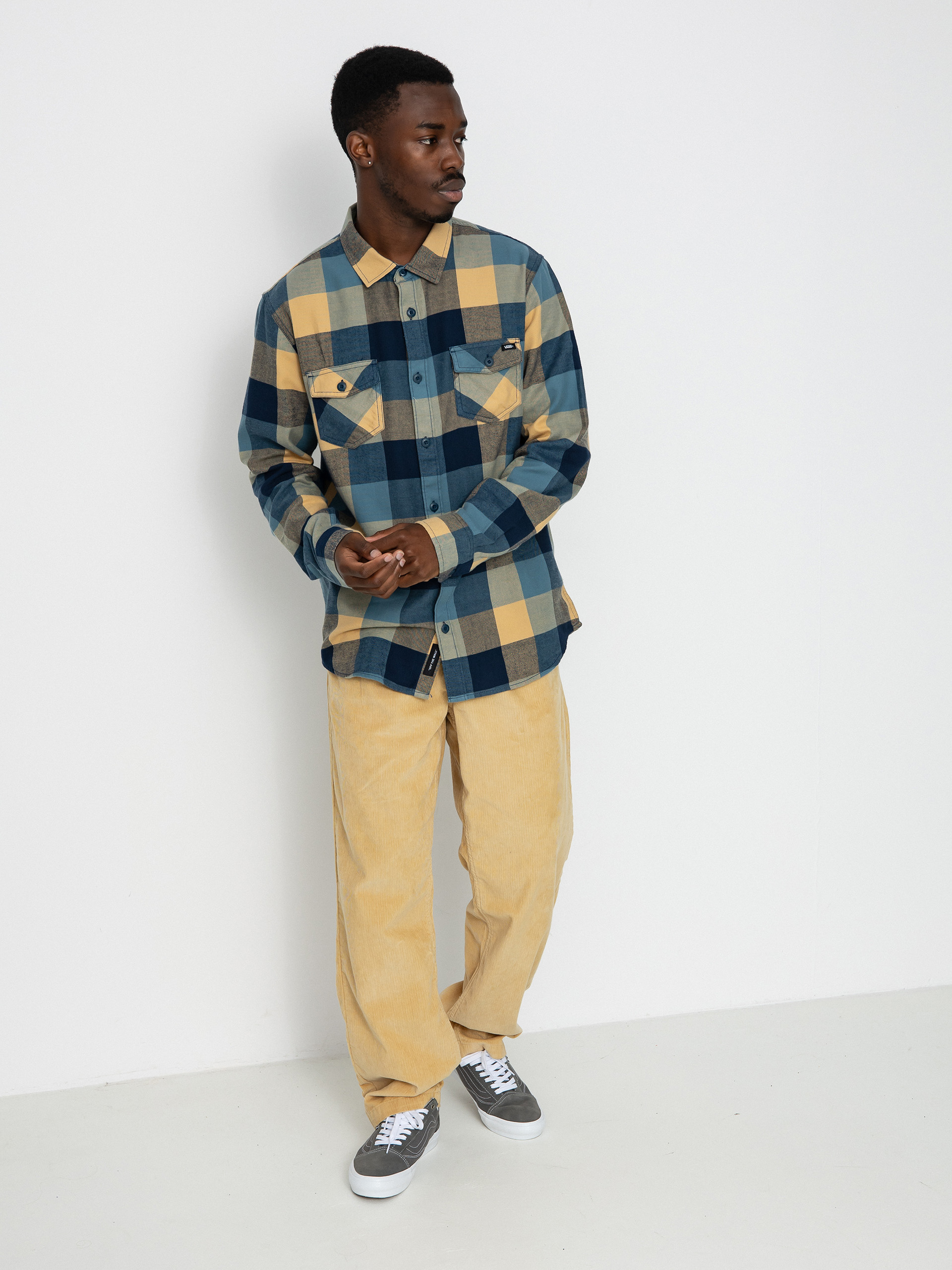 Vans Box Flannel Shirt blue (bluestone/taos taupe)