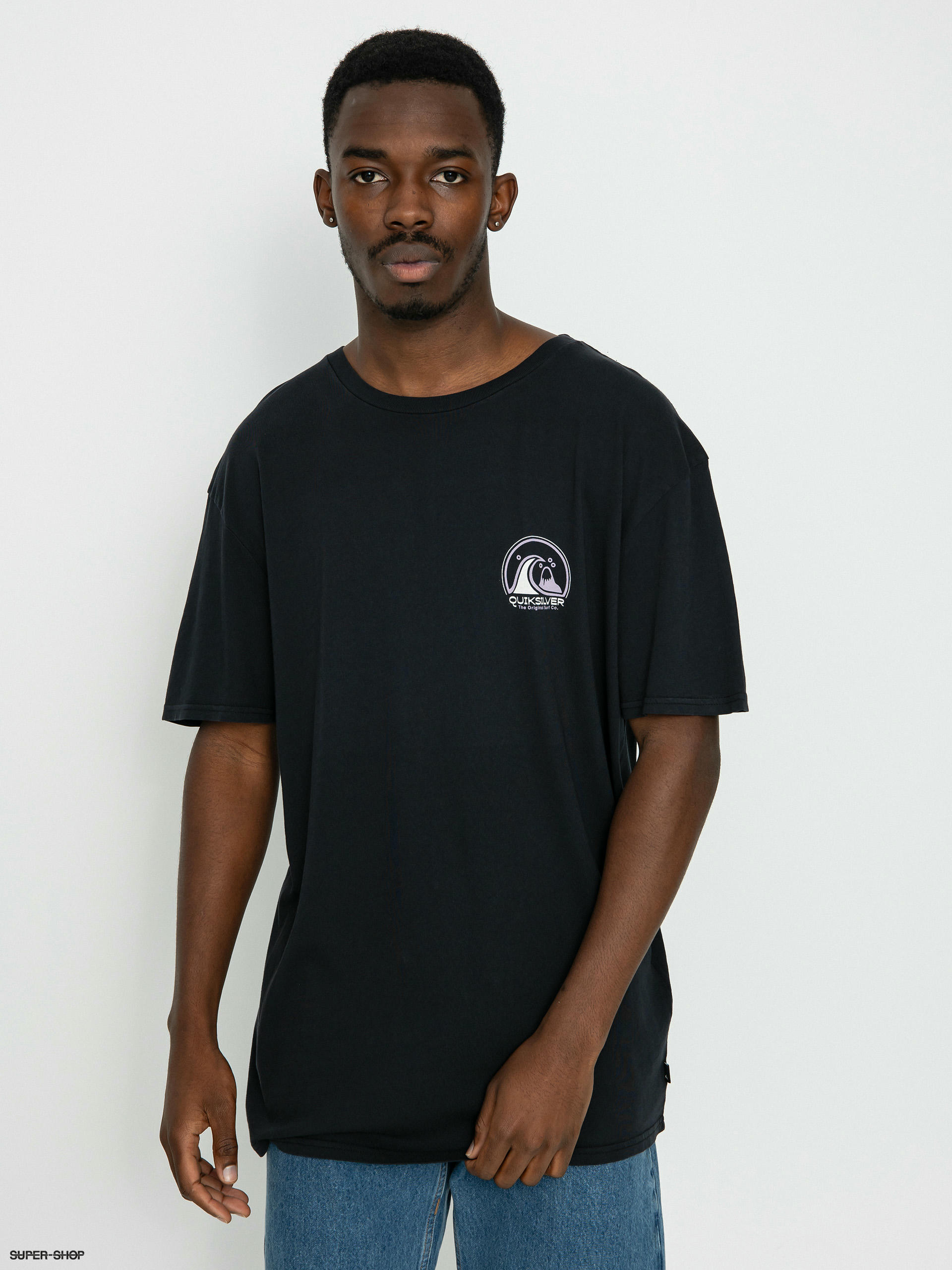 T-shirt Clean Quiksilver Circle (black)