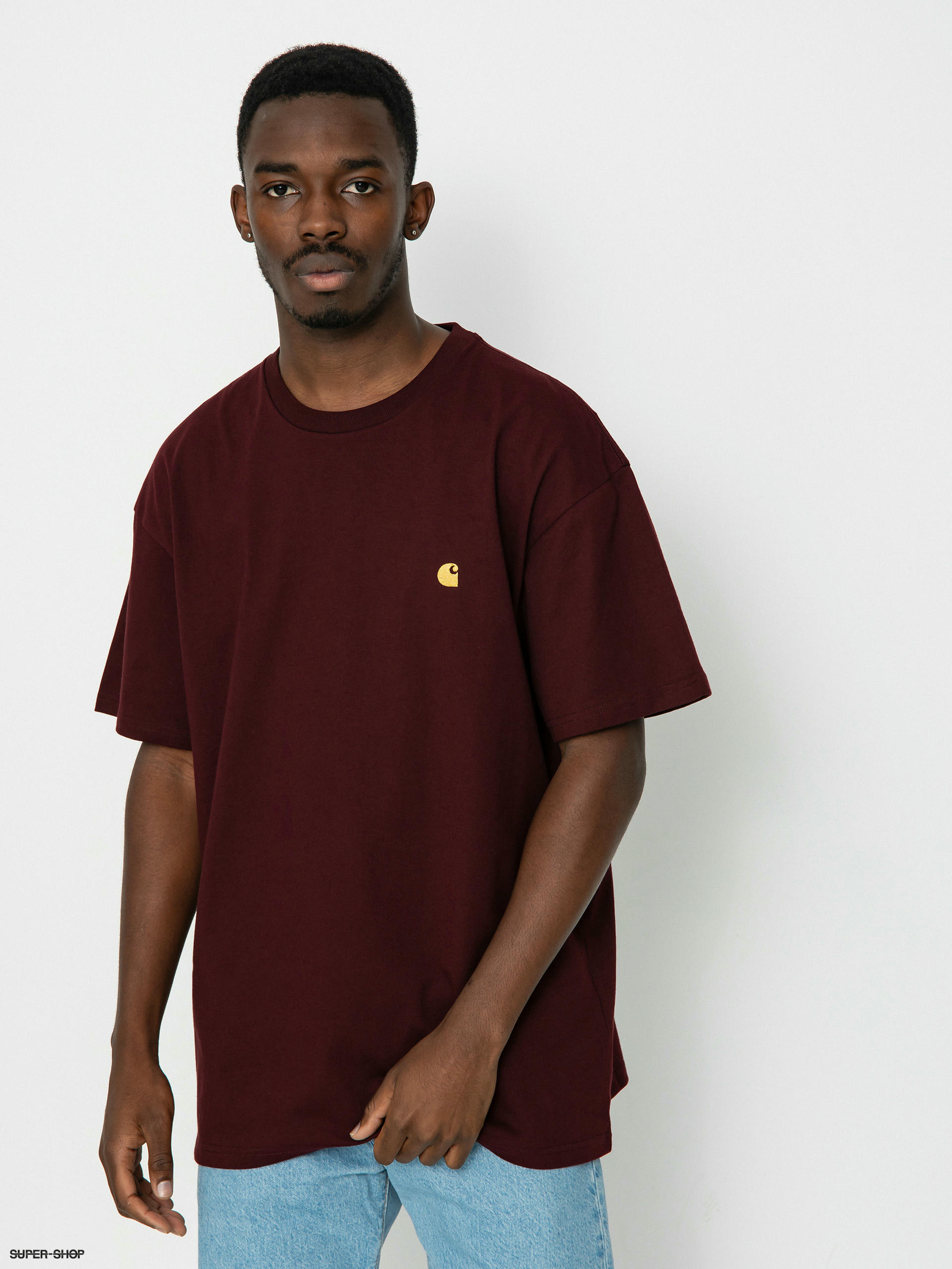 Carhartt WIP Chase T-shirt (amarone/gold)