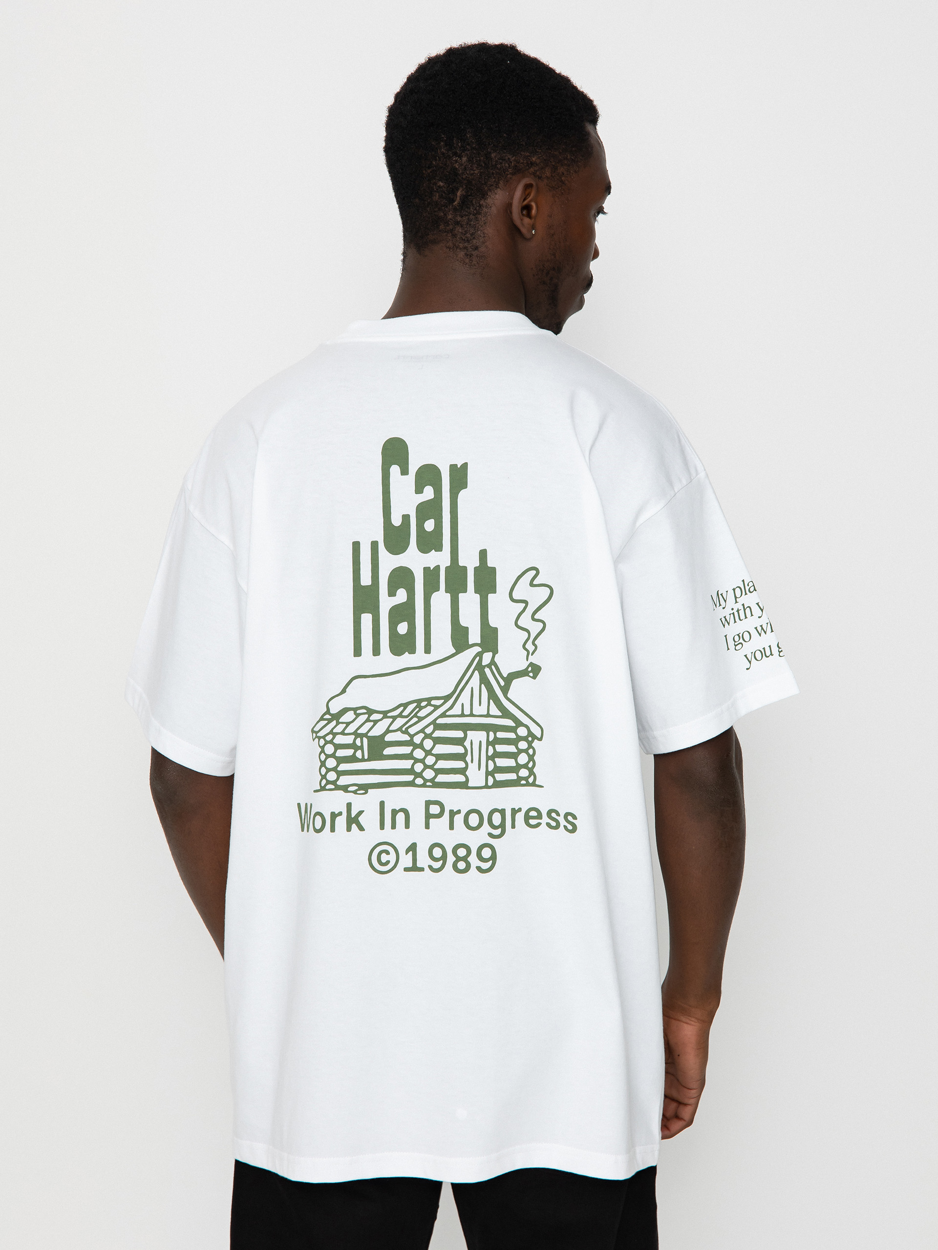 Carhartt WIP Home T-shirt - white (white/dollar green)