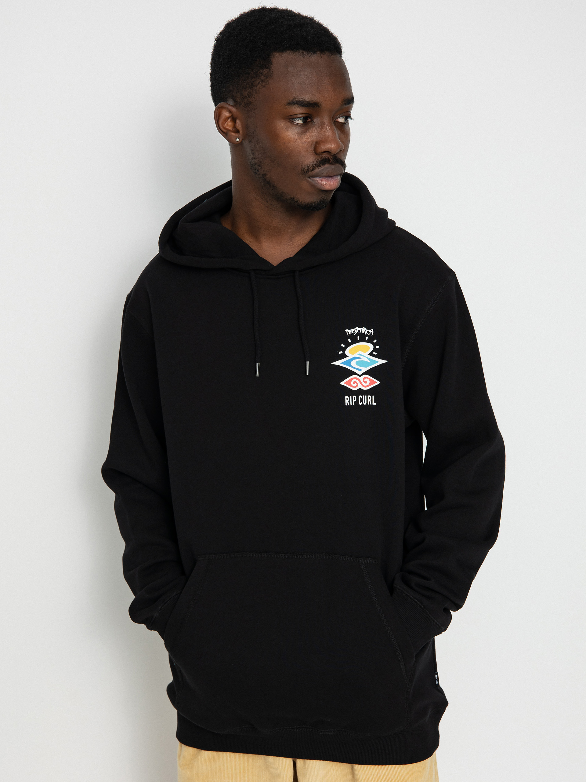 Rip Curl Search Icon HD Hoodie (black)
