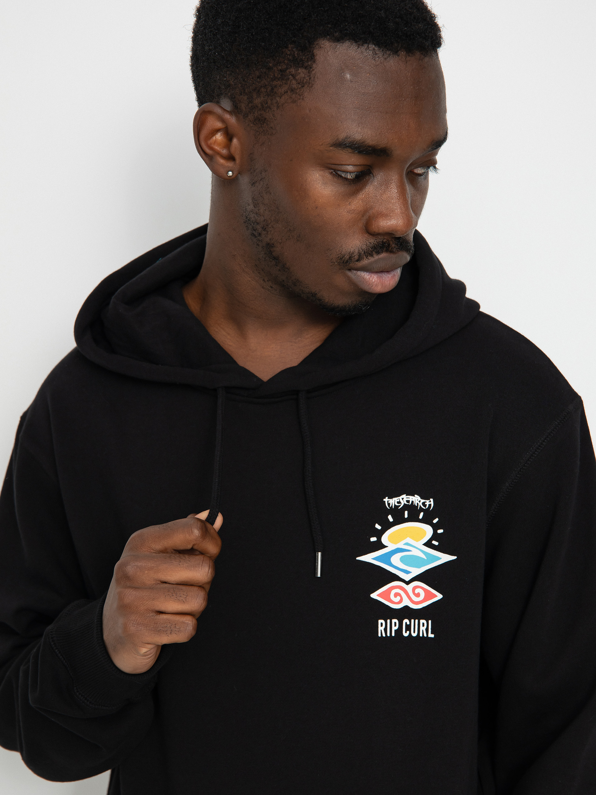 Rip Curl Search Icon HD Hoodie (black)