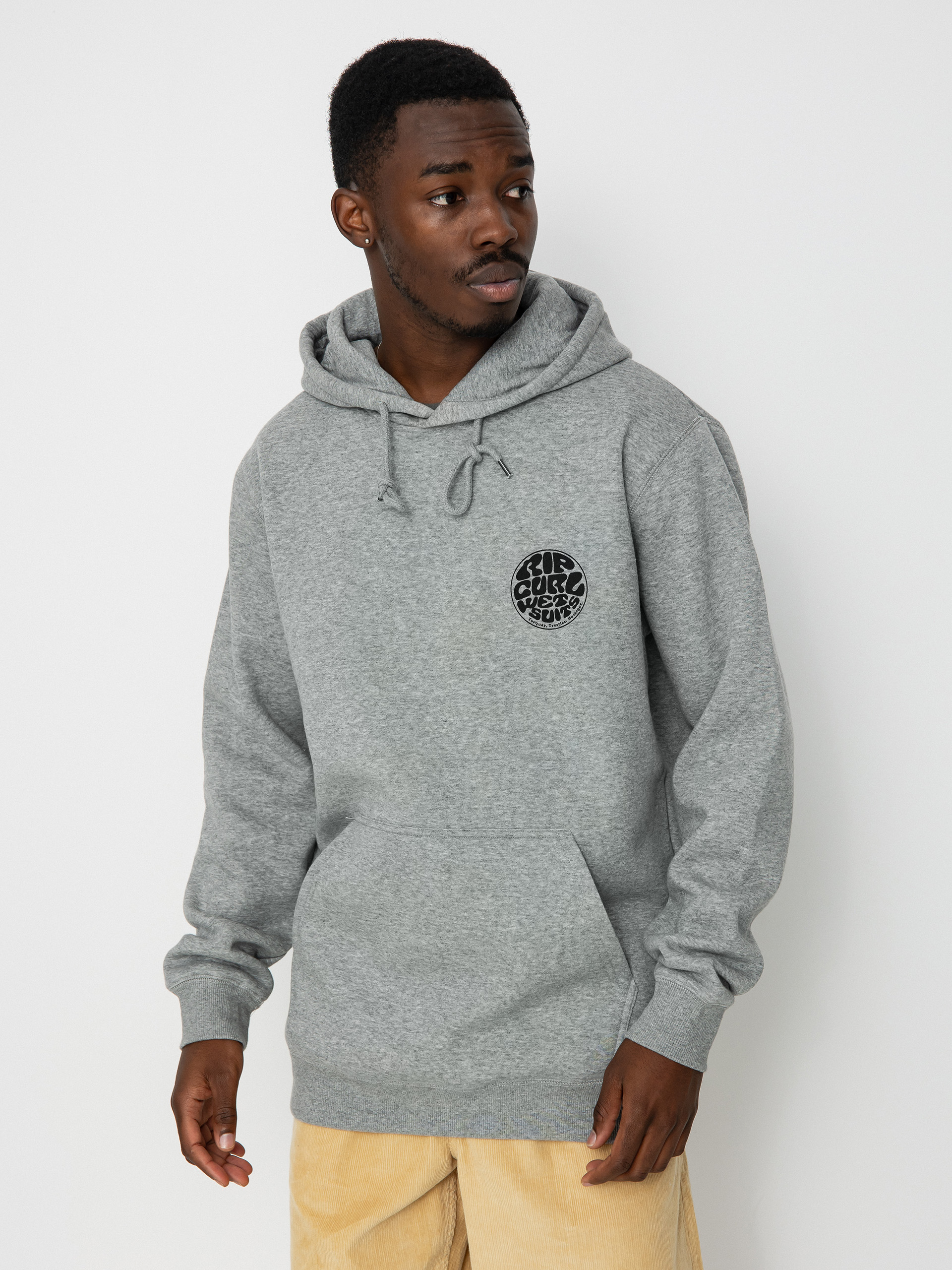 Rip Curl Wetsuit Icon HD Hoodie (grey marle)