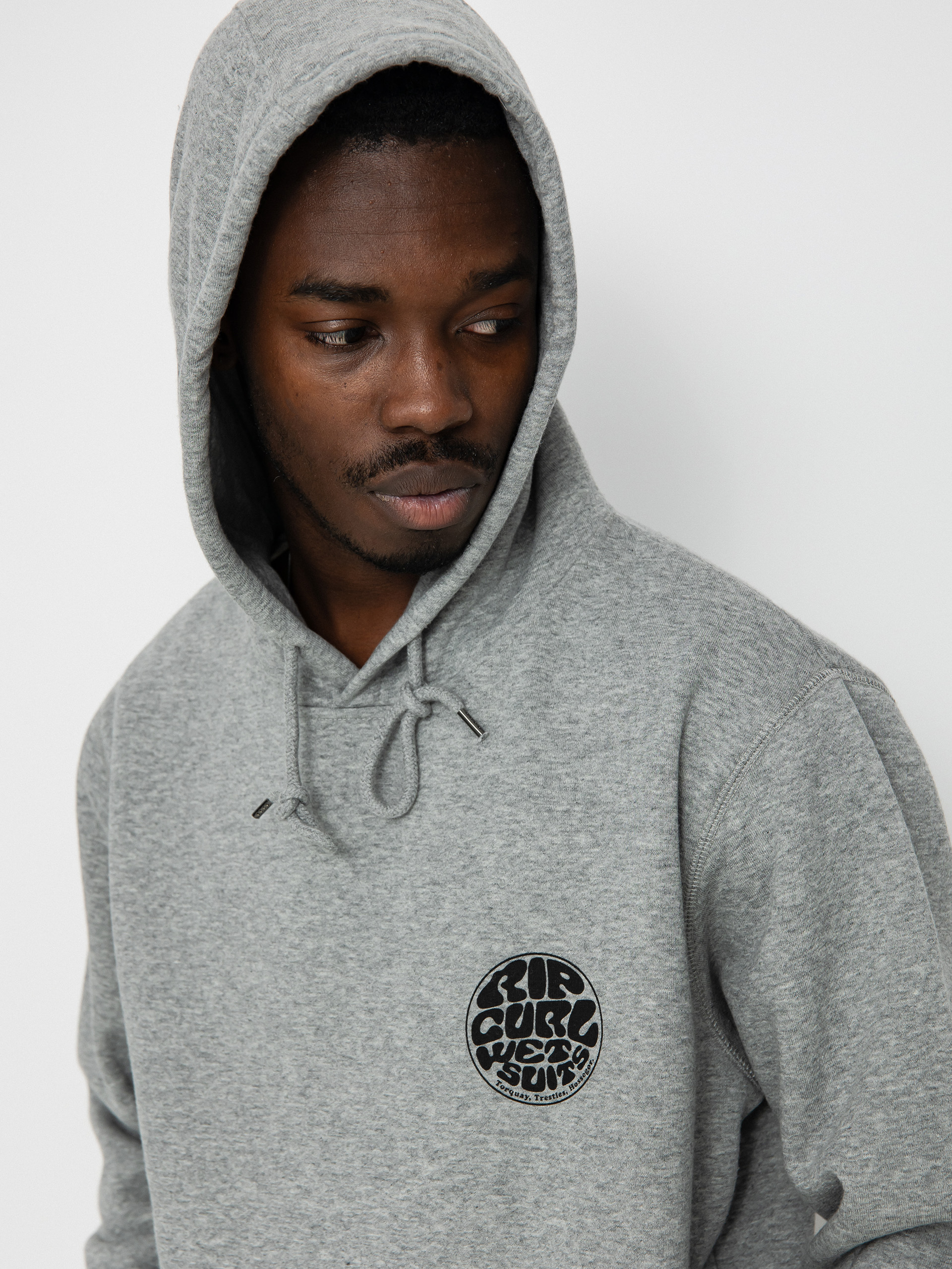 Rip Curl Wetsuit Icon HD Hoodie (grey marle)