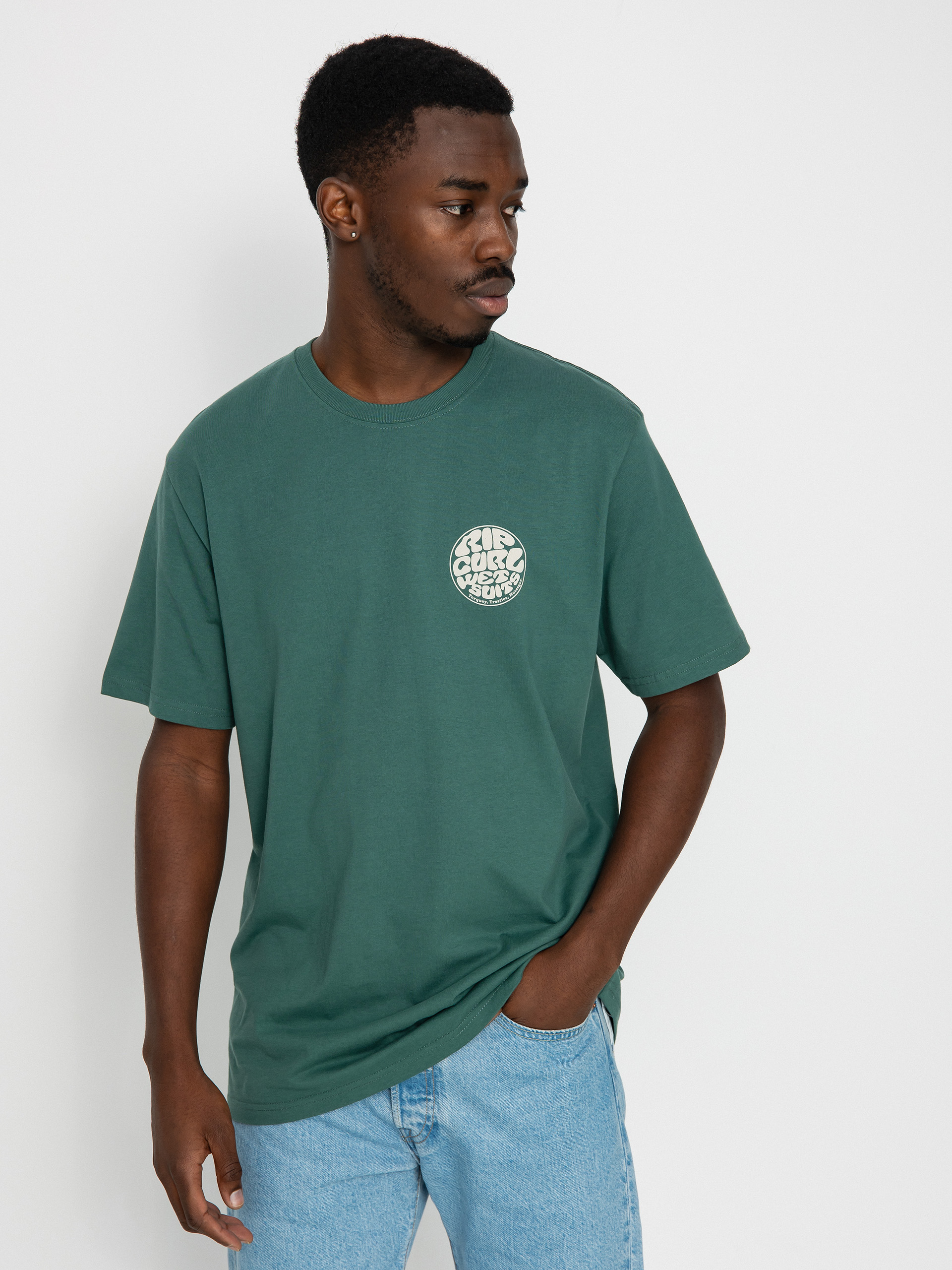Rip Curl Wetsuit Icon T-shirt (washed green)