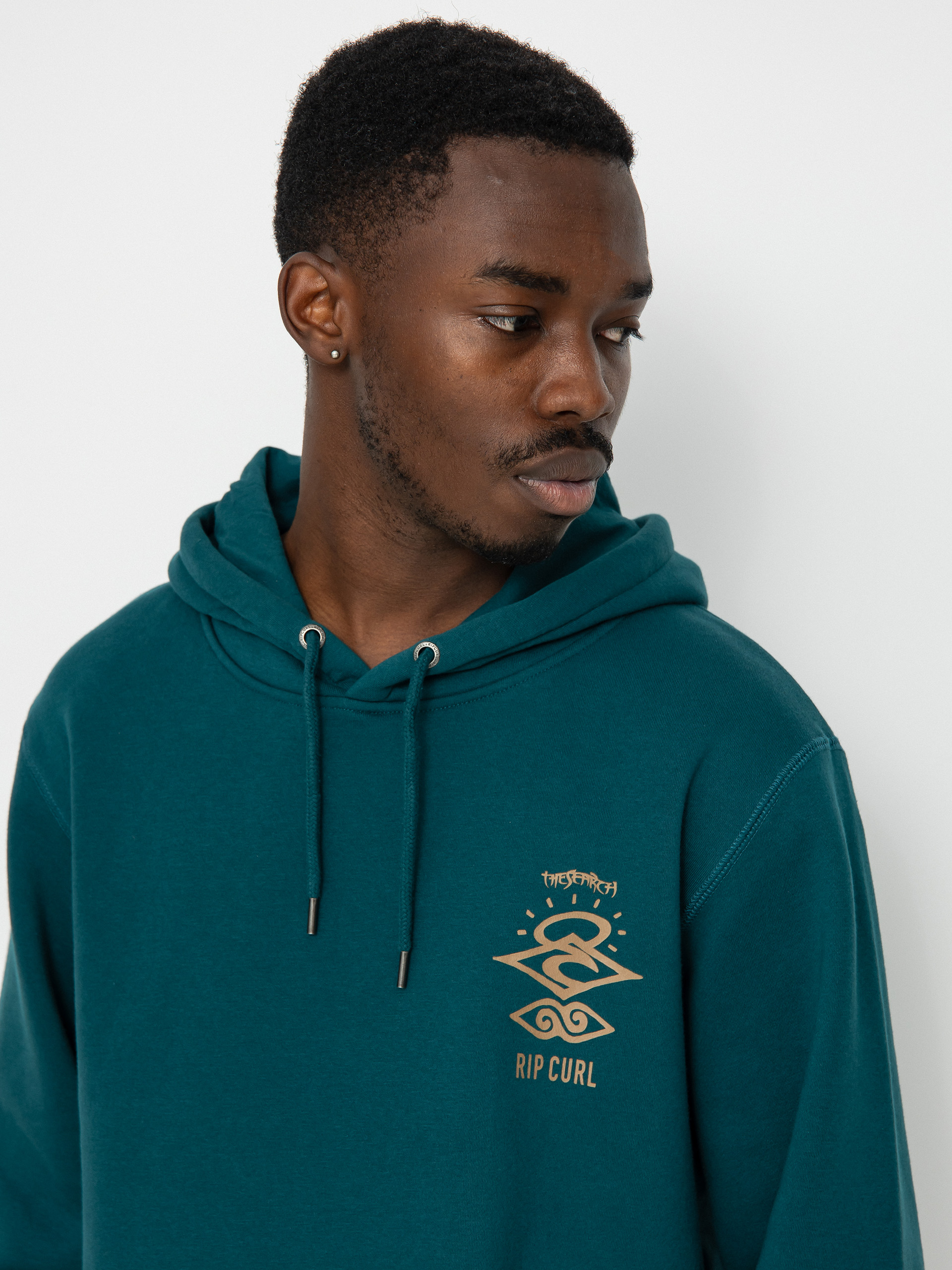 Rip Curl Search Icon HD Hoodie (blue green)