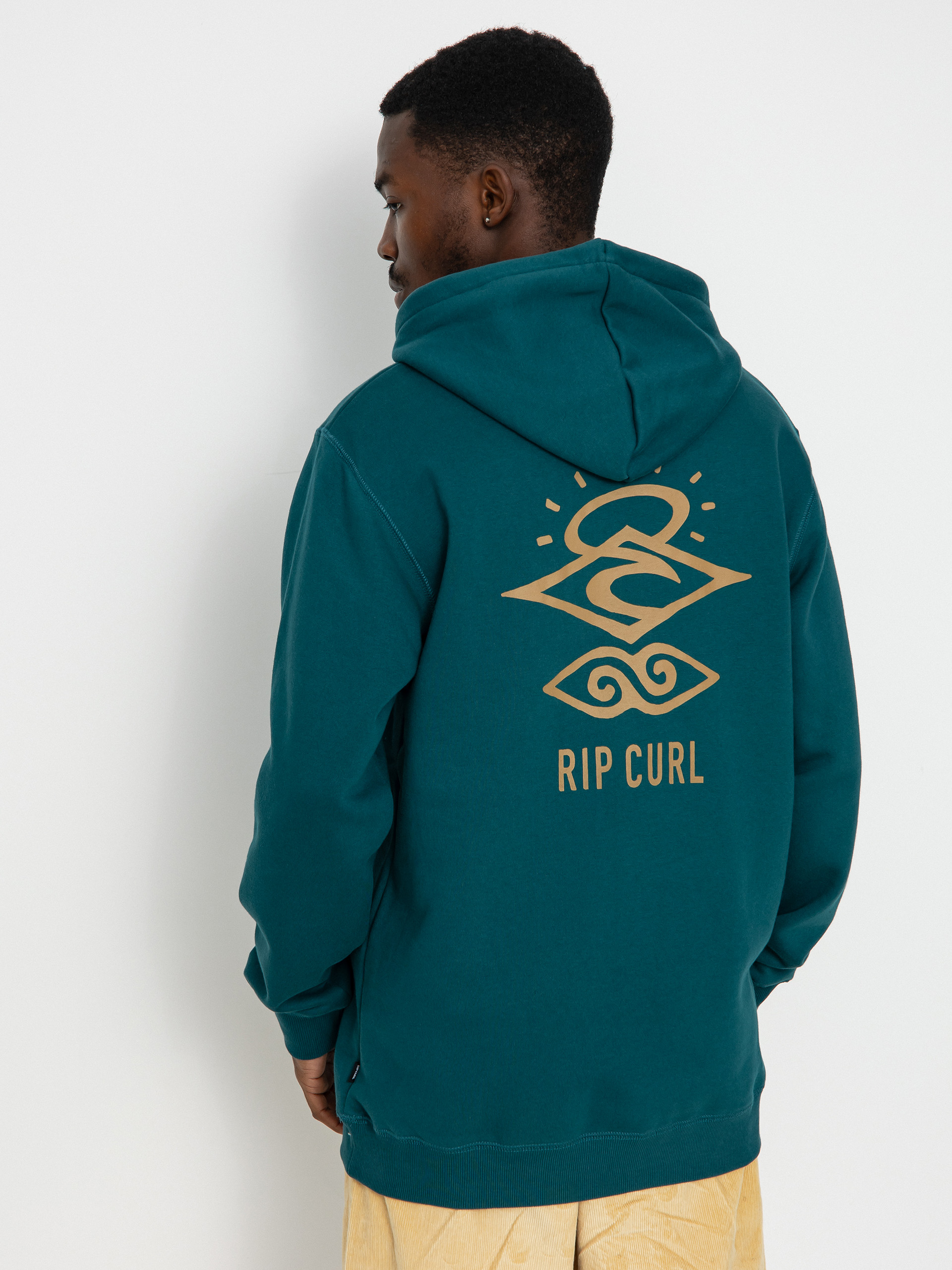 Rip Curl Search Icon HD Hoodie (blue green)