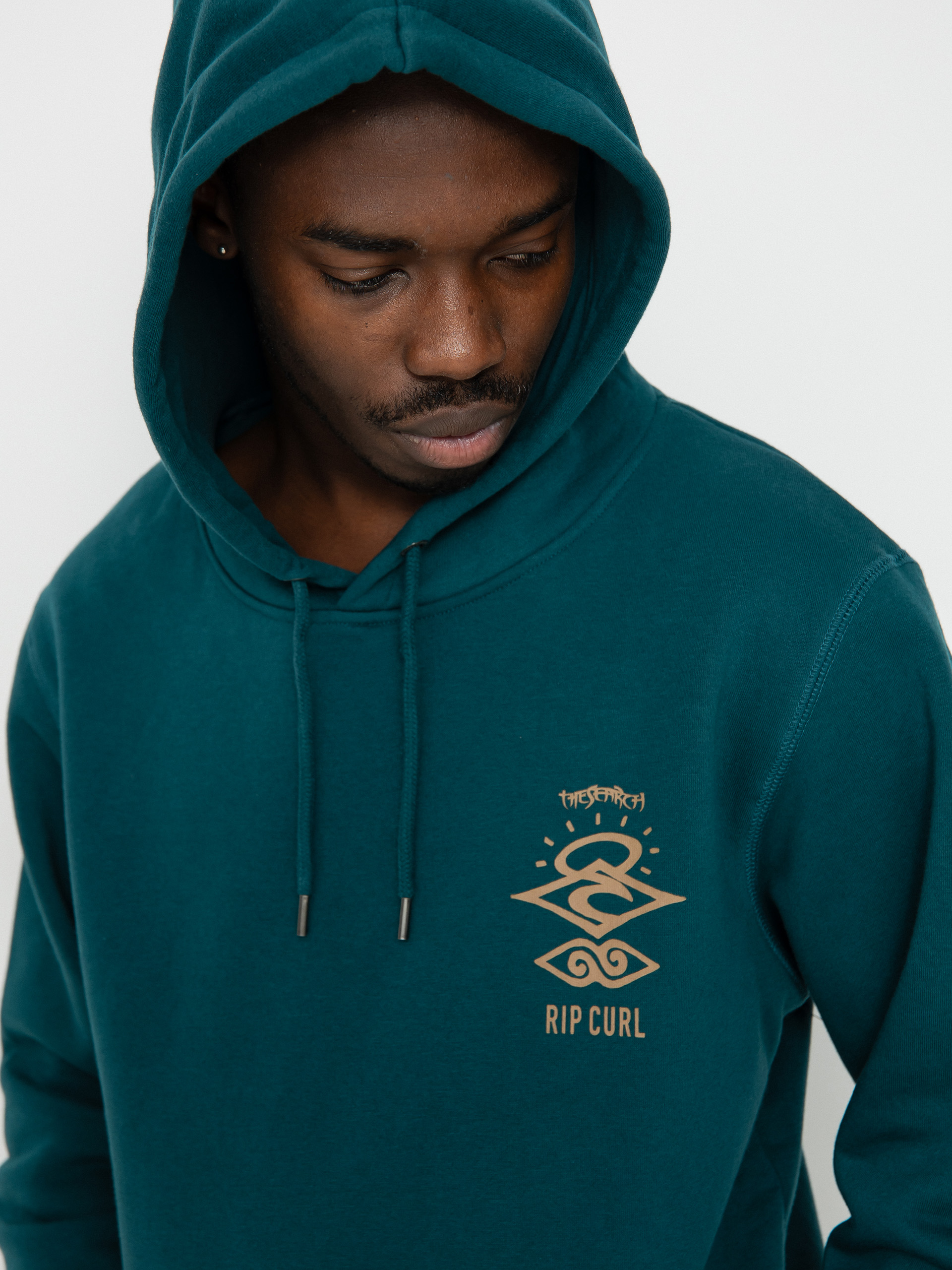Rip Curl Search Icon HD Hoodie (blue green)