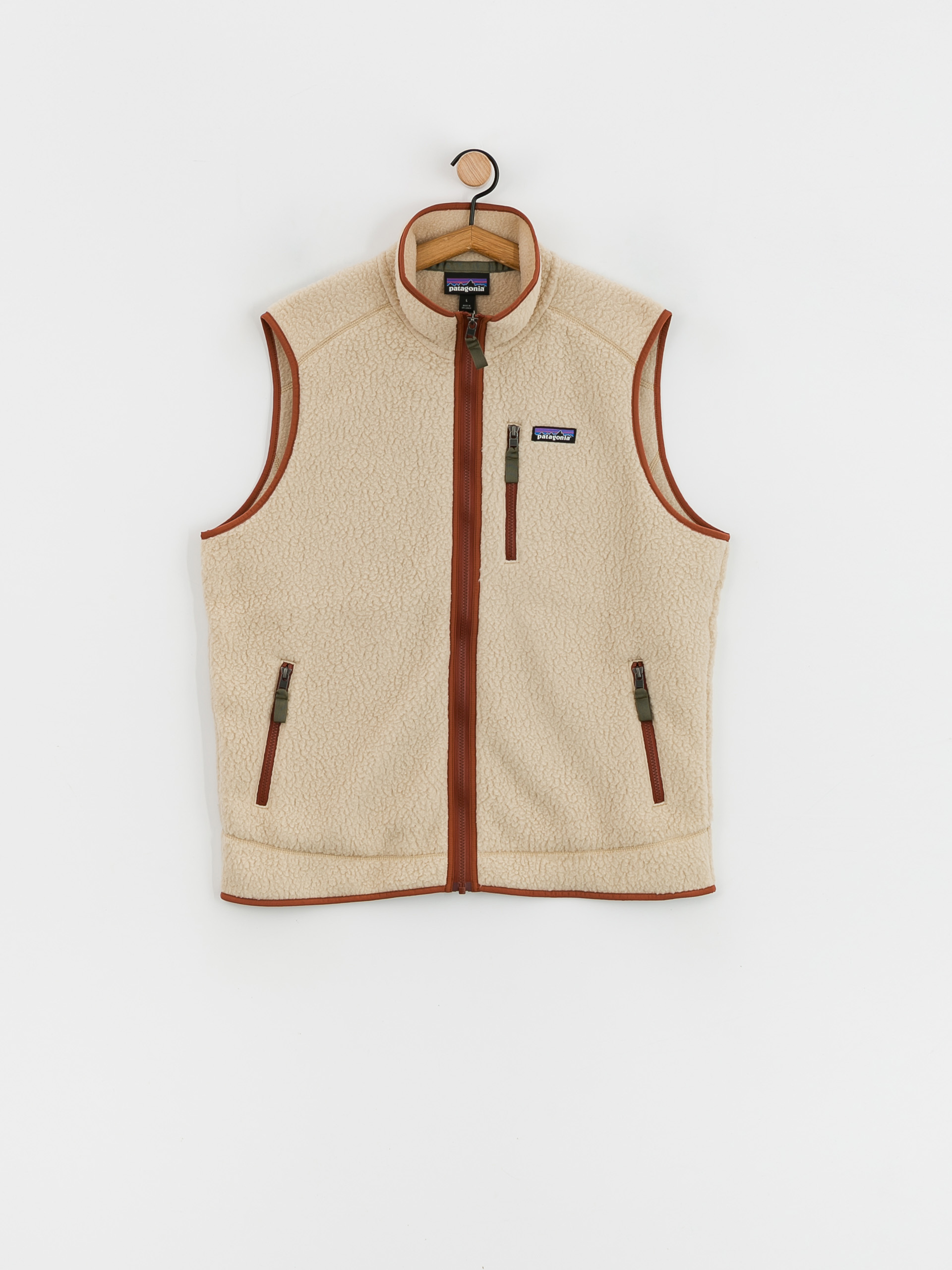 Patagonia Retro Pile Vest (el cap khaki w/sisu brown)