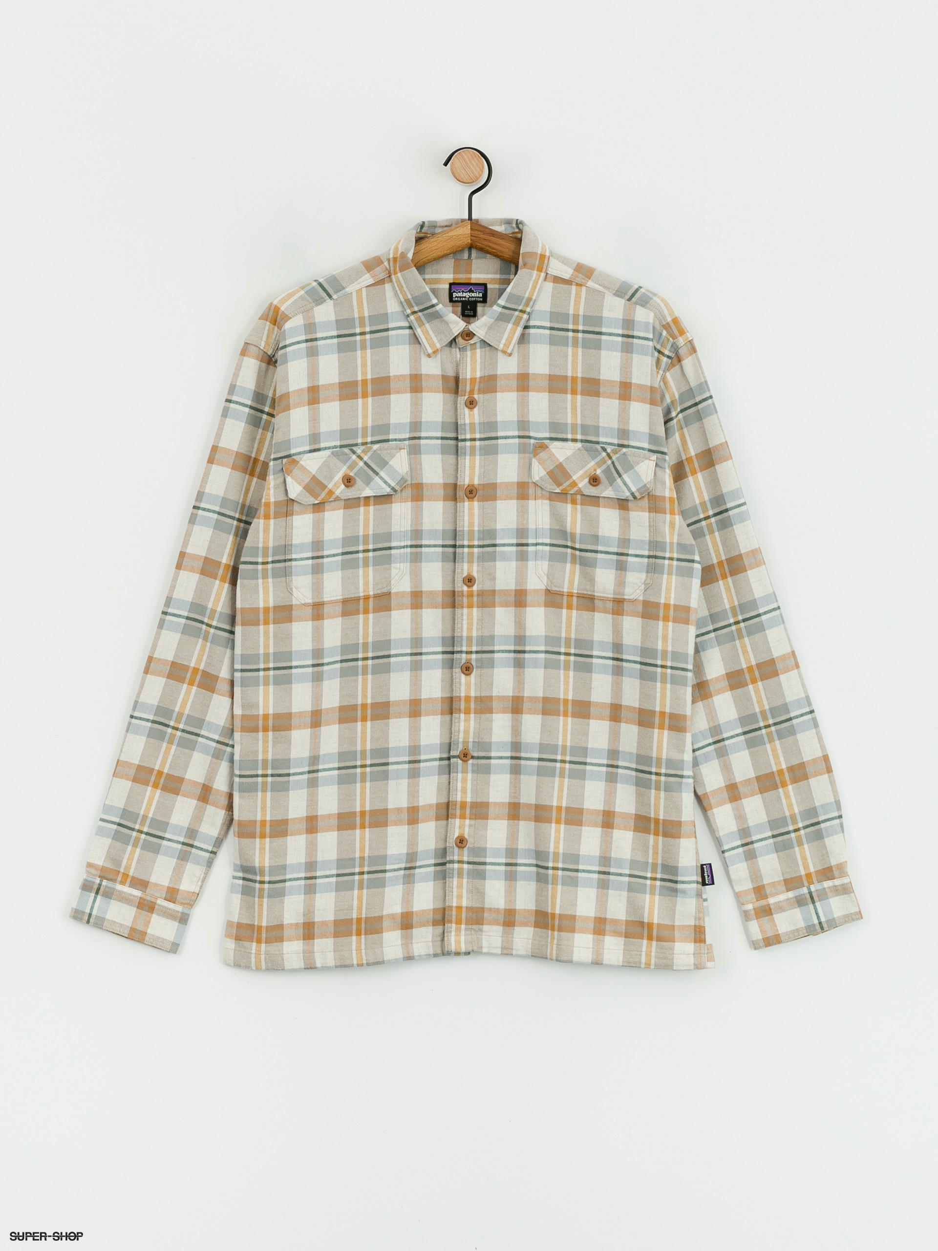 Patagonia Organic Cotton Fjord Flannel Shirt (fields/natural)