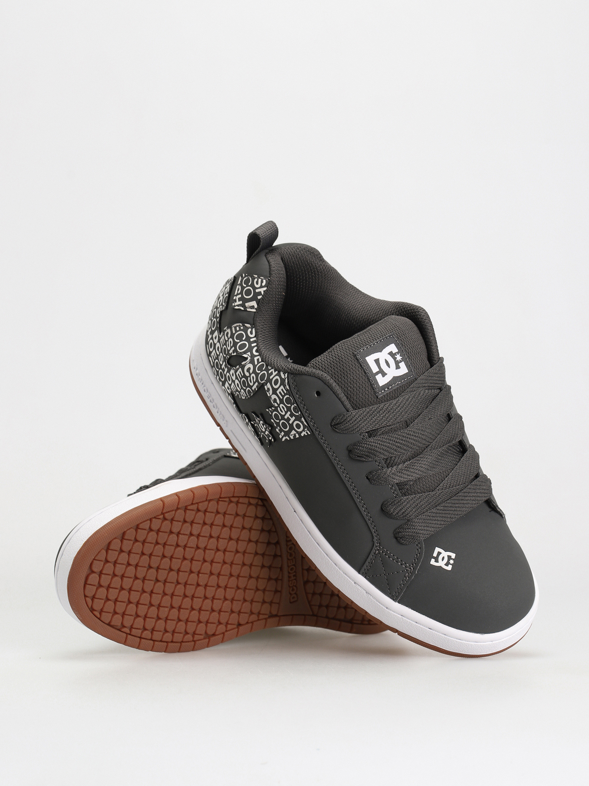 DC Court Graffik Shoes (dark grey/white)