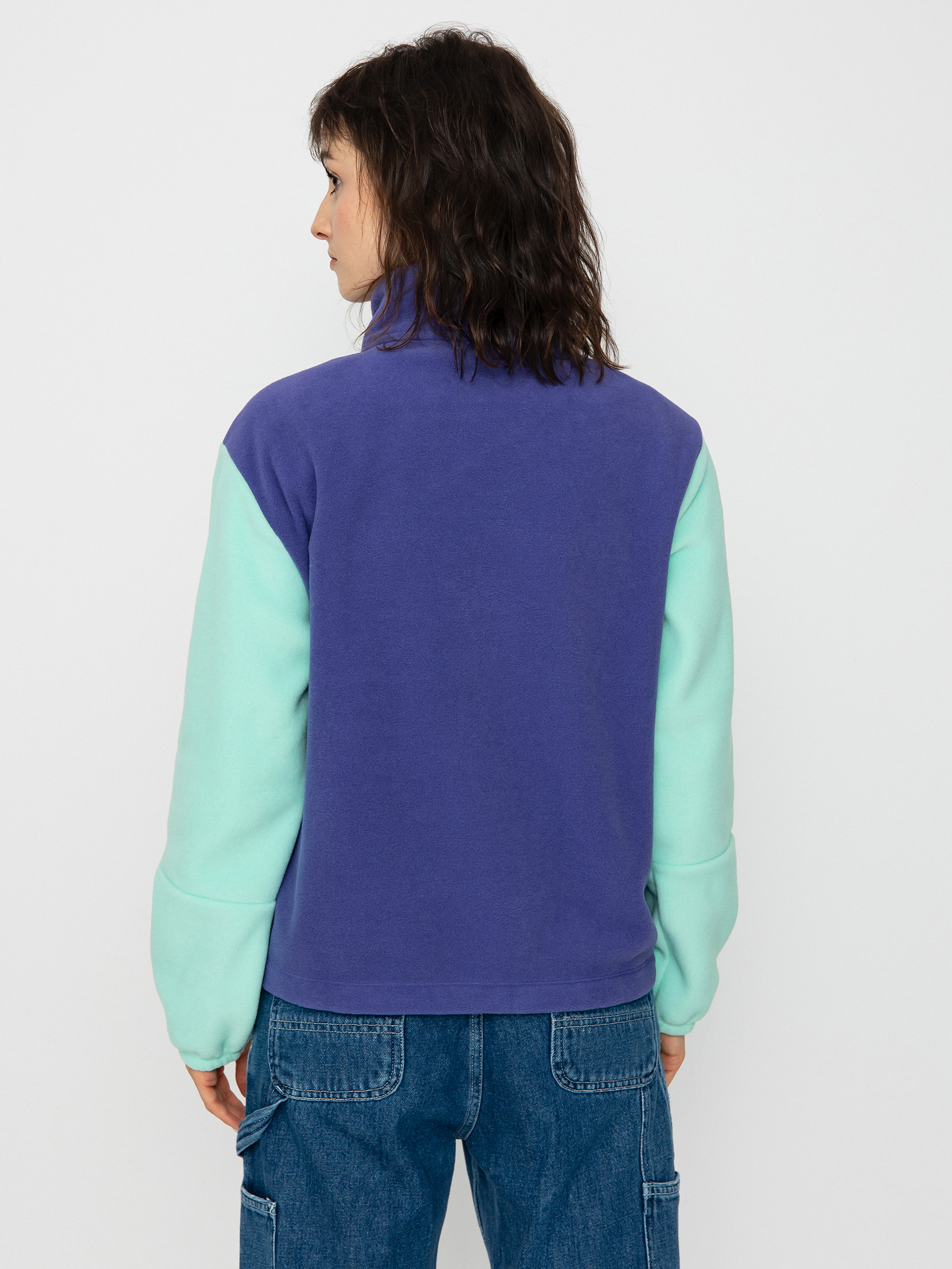 Womens Patagonia Microdini 1/2 Zip Fleece (perennial purple)