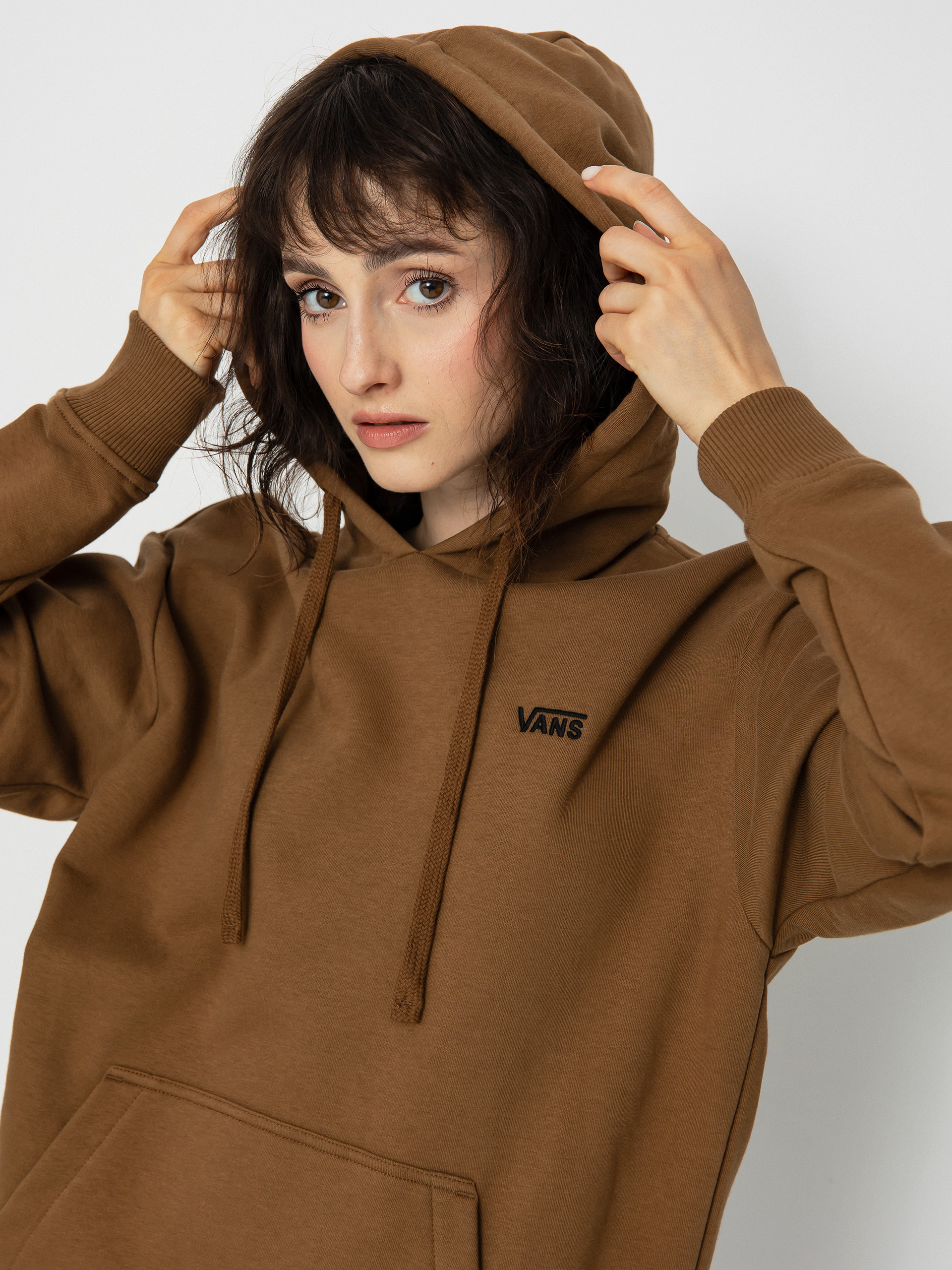 Vans hoodie 2024 womens Brown