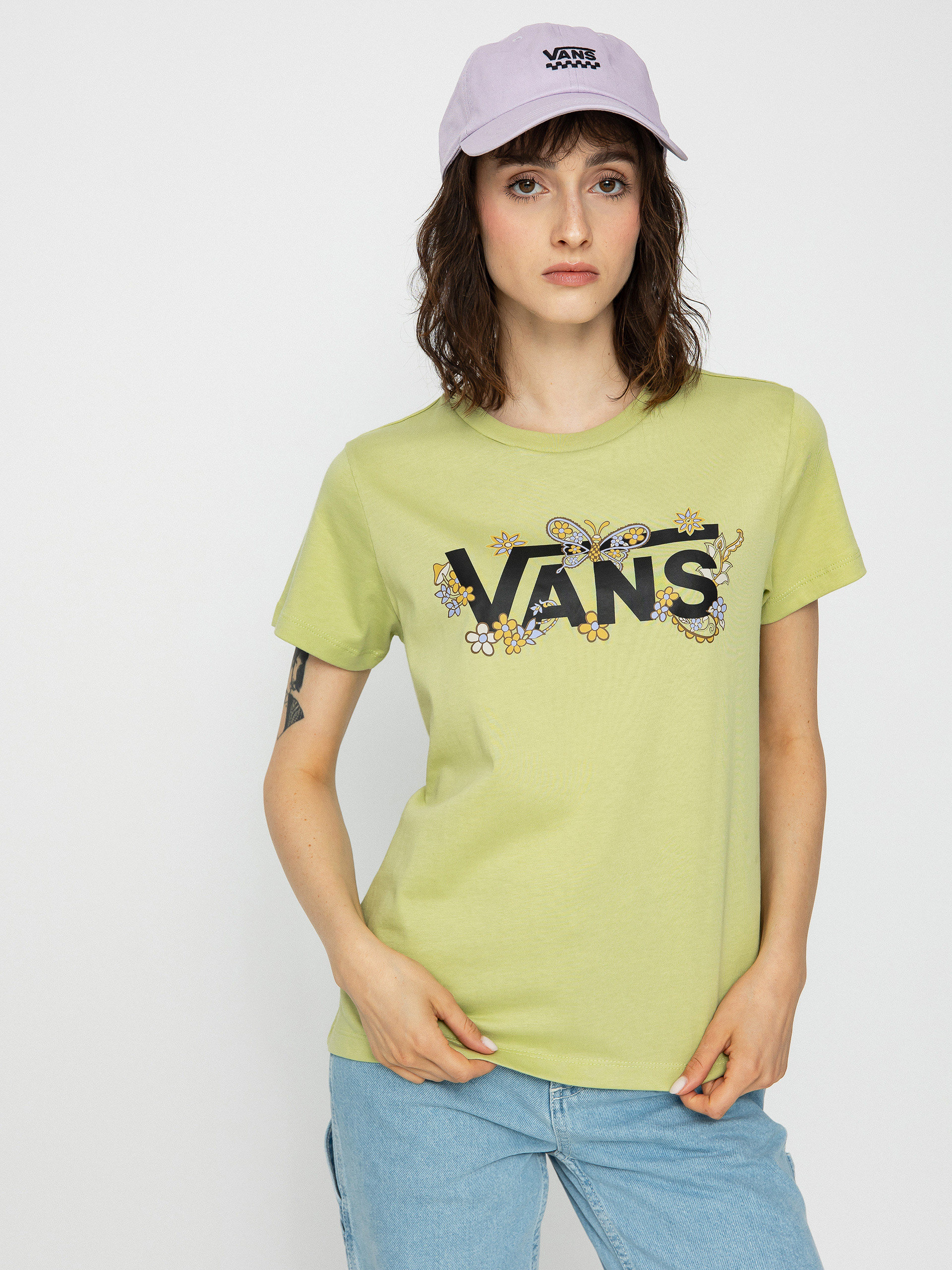 Vans Trippy Paisley Crew T-Shirt Wmn (trippy paisley floral winter pear)