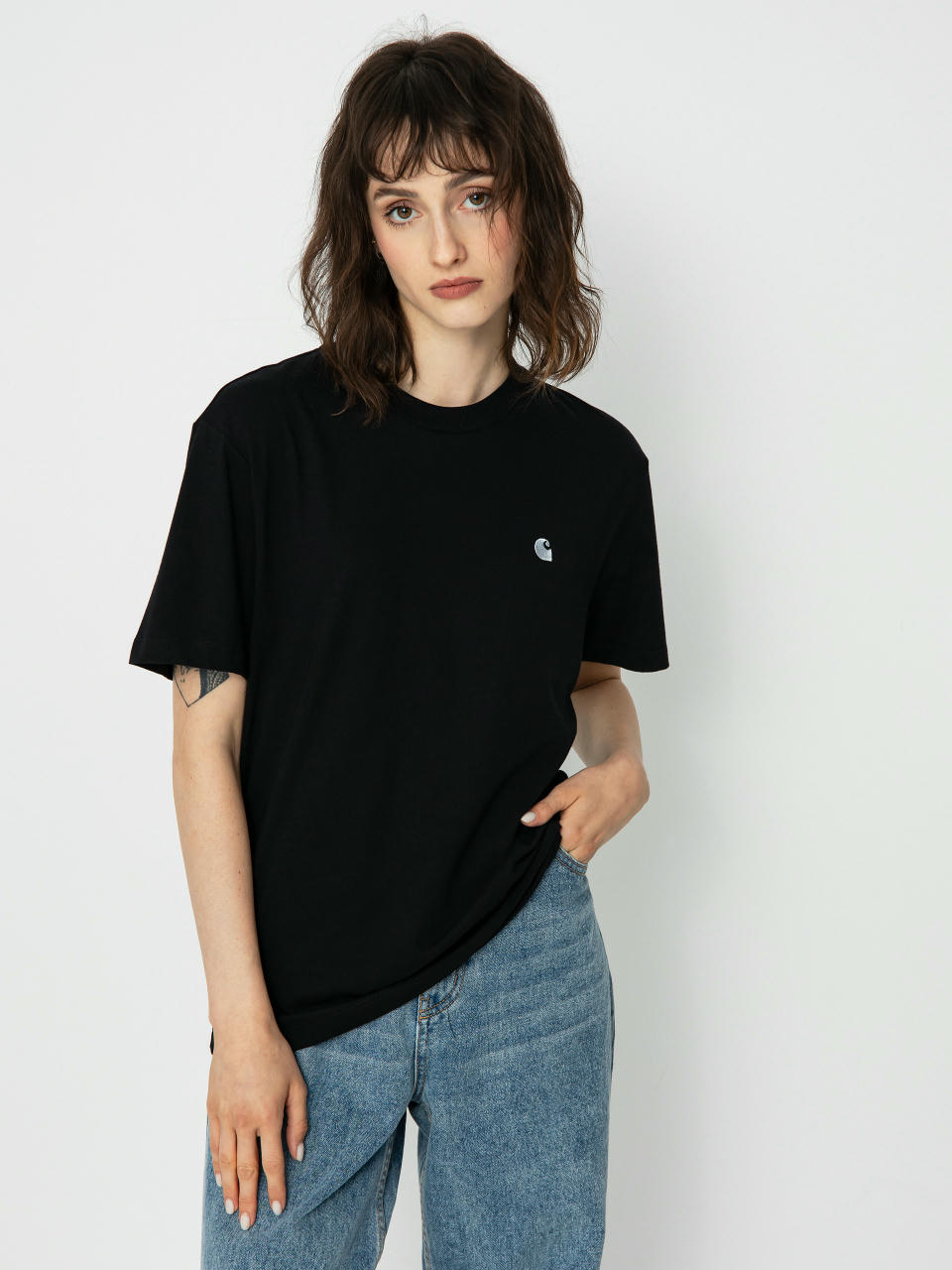 Carhartt WIP Casey T-shirt Wmn (black/silver)