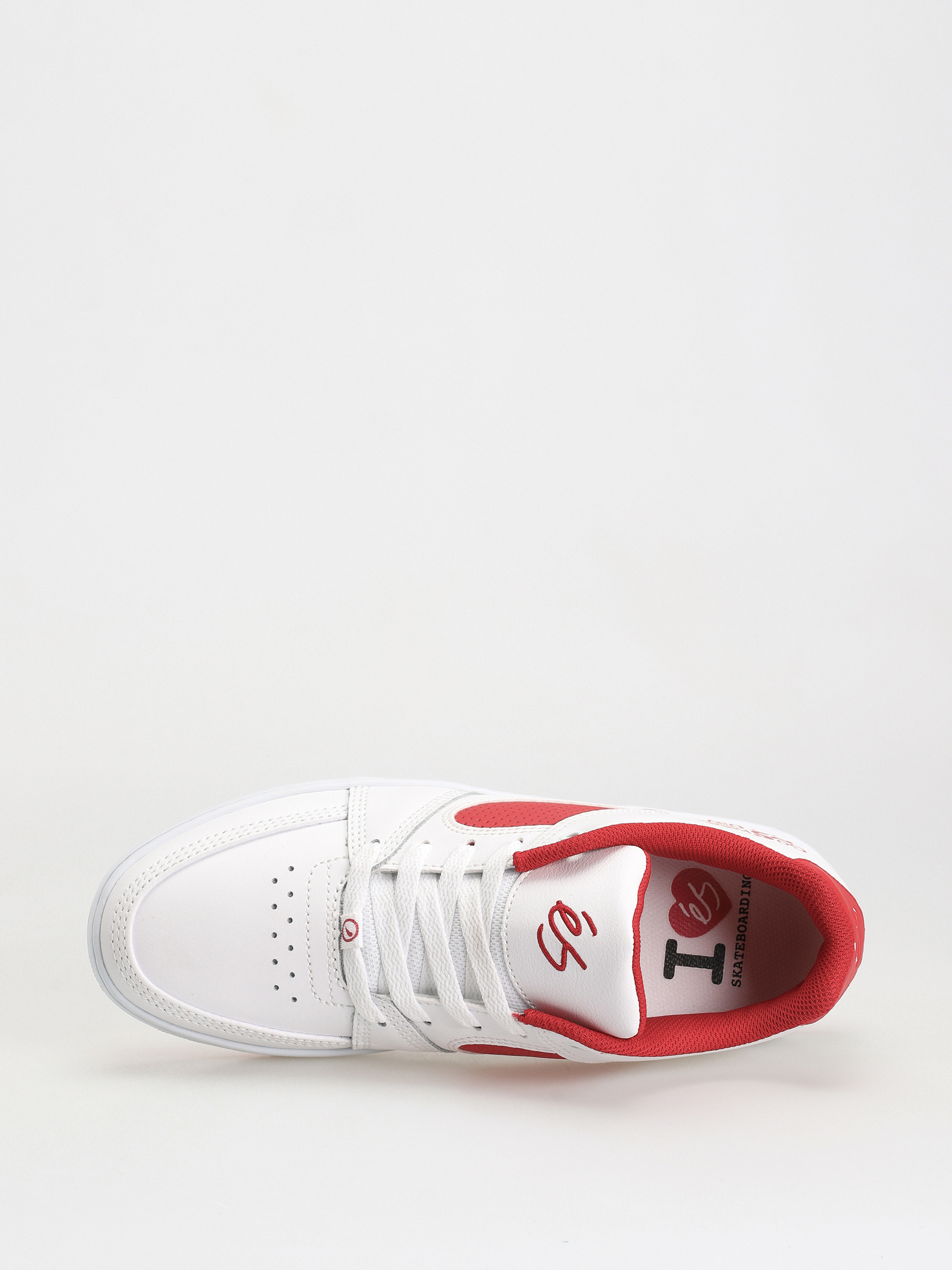 eS Accel Slim X Go Skateboarding Shoes - white, red (white/red)
