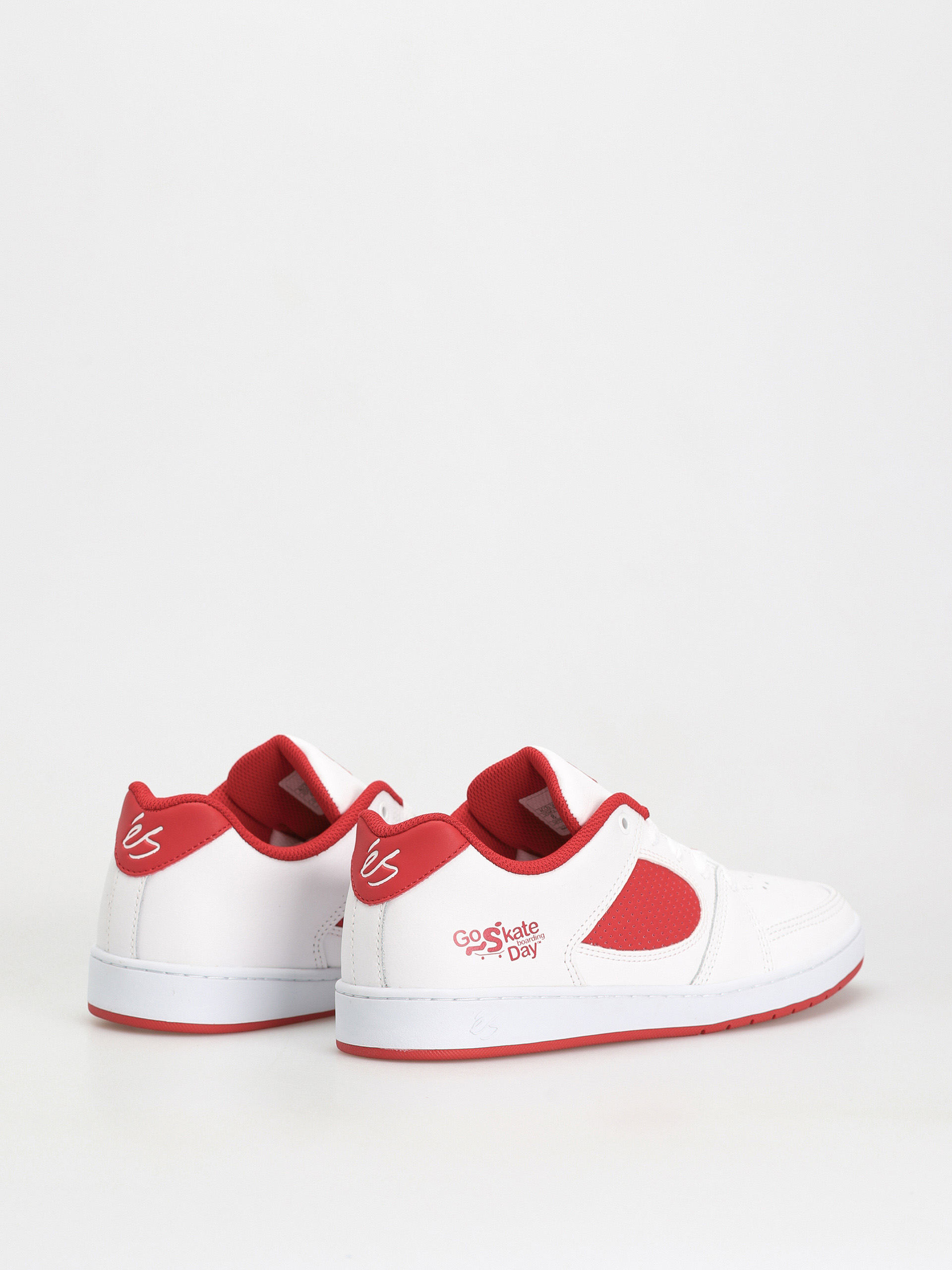 eS Accel Slim X Go Skateboarding Shoes - white, red (white/red)