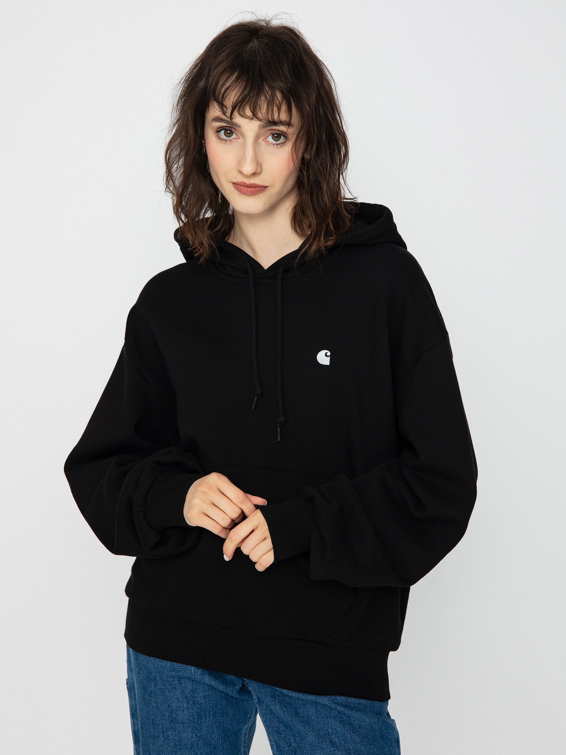 Carhartt WIP Casey HD Hoodie Wmn (black/silver)