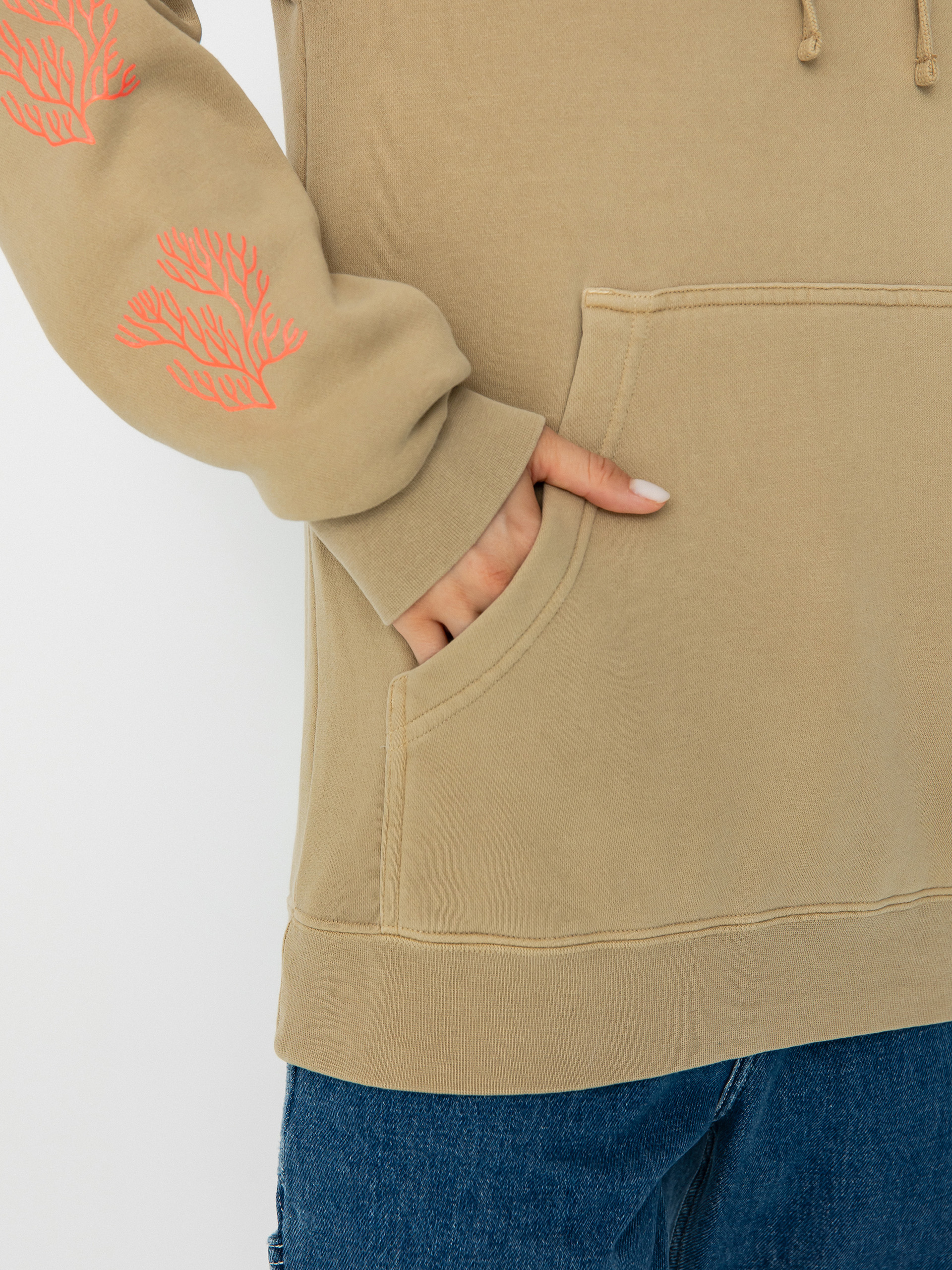 Salty Crew Kelp Forest Boyfriend HD Hoodie Wmn (sandstone)