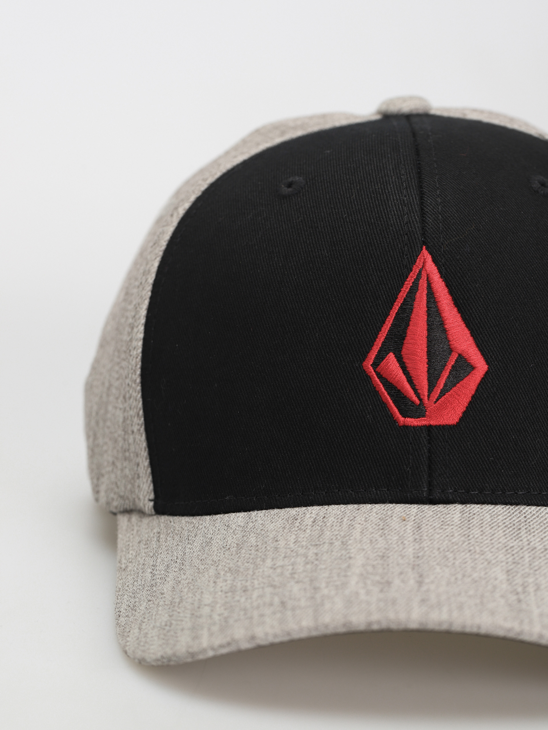 Volcom Full Stone Hthr Flexfit Cap (black combo)
