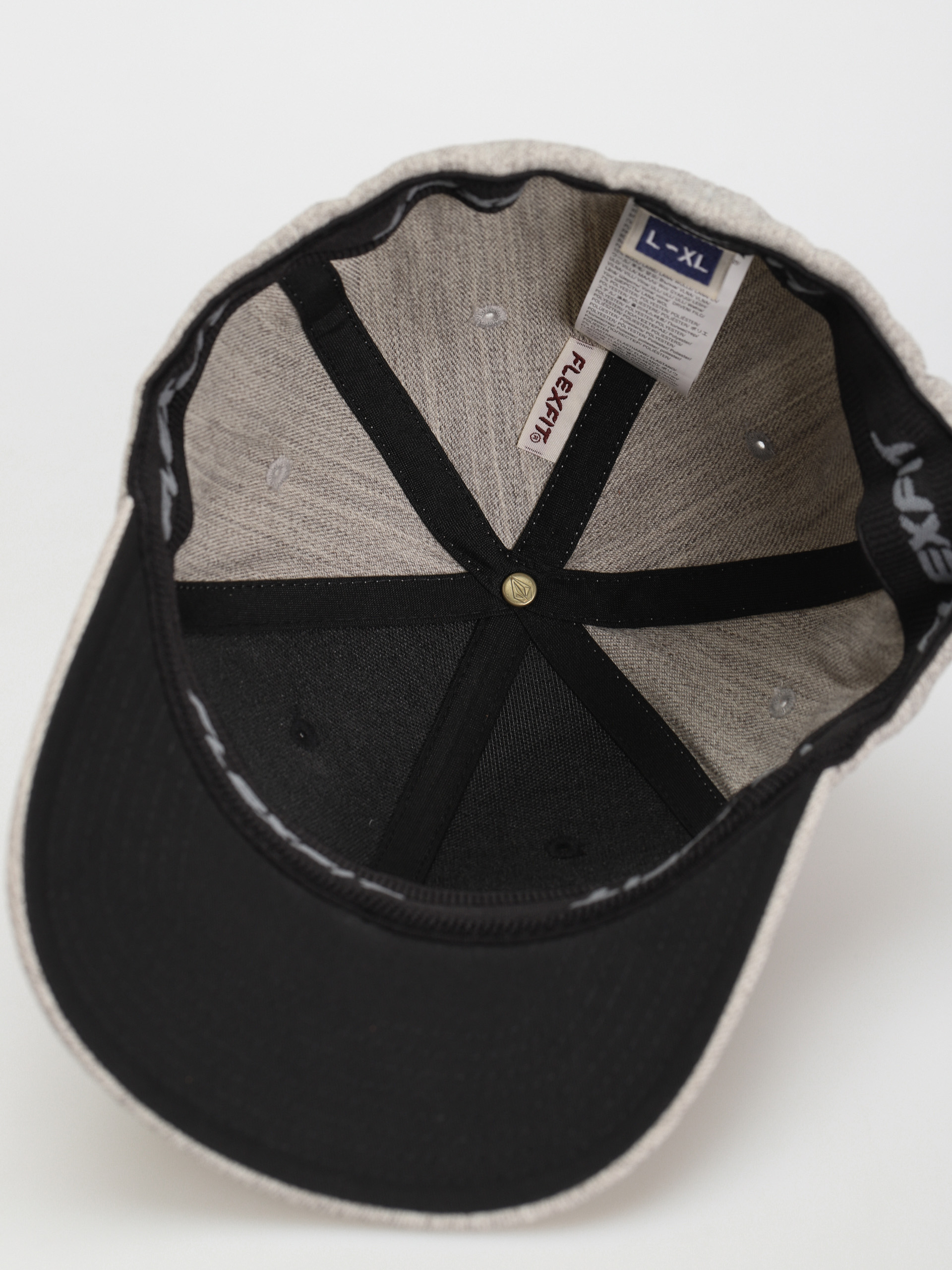 Volcom Full Stone Hthr Flexfit Cap (black combo)