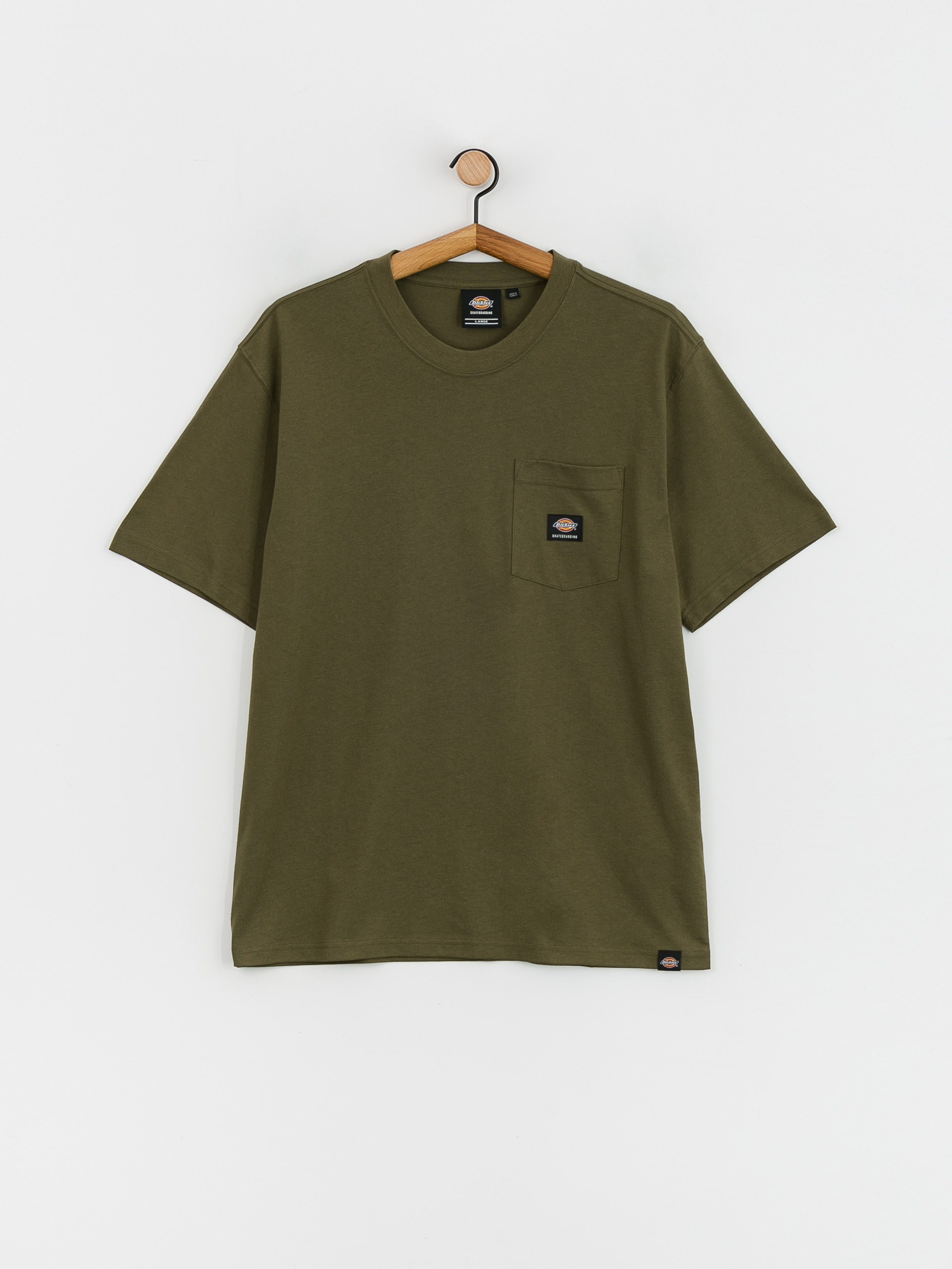 Dickies Mount Vista Pocket T-shirt (dark olive)