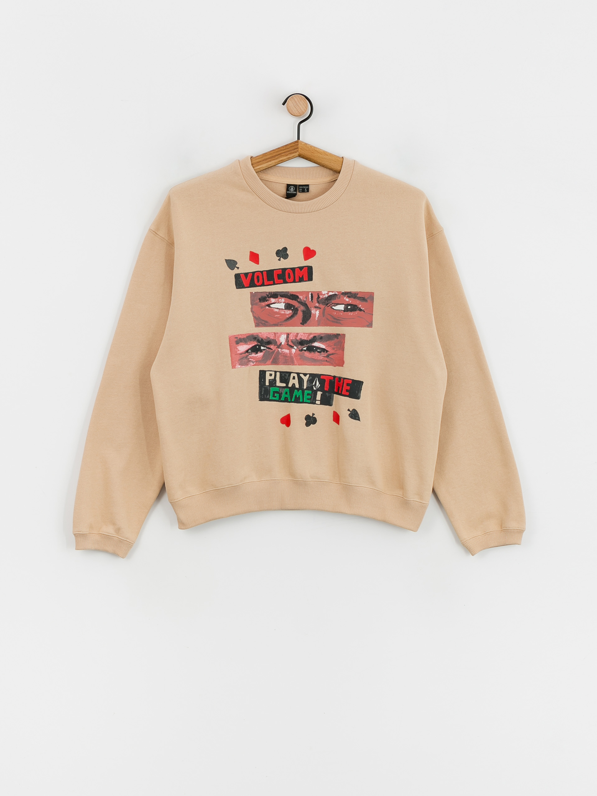 Volcom Play The Crew Sweatshirt Wmn (khaki)