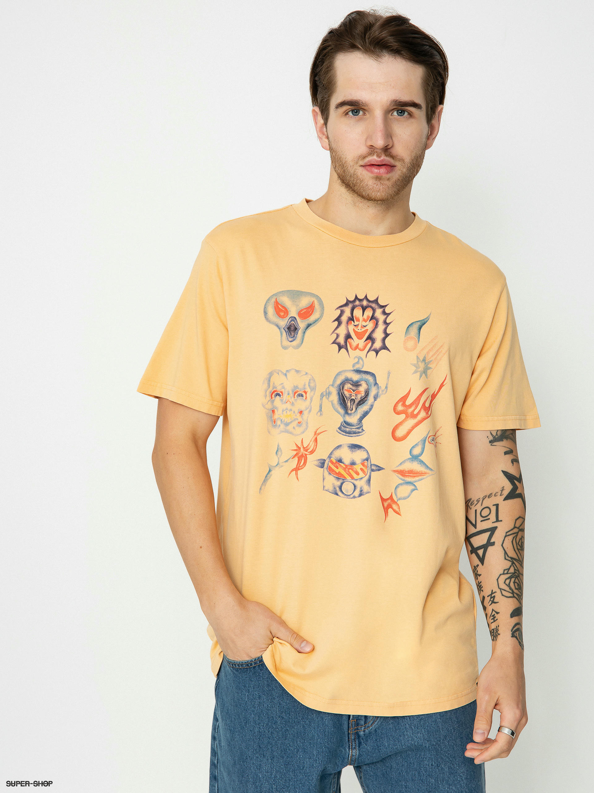 Volcom Fa Sam Ryser T-shirt (flash orange)