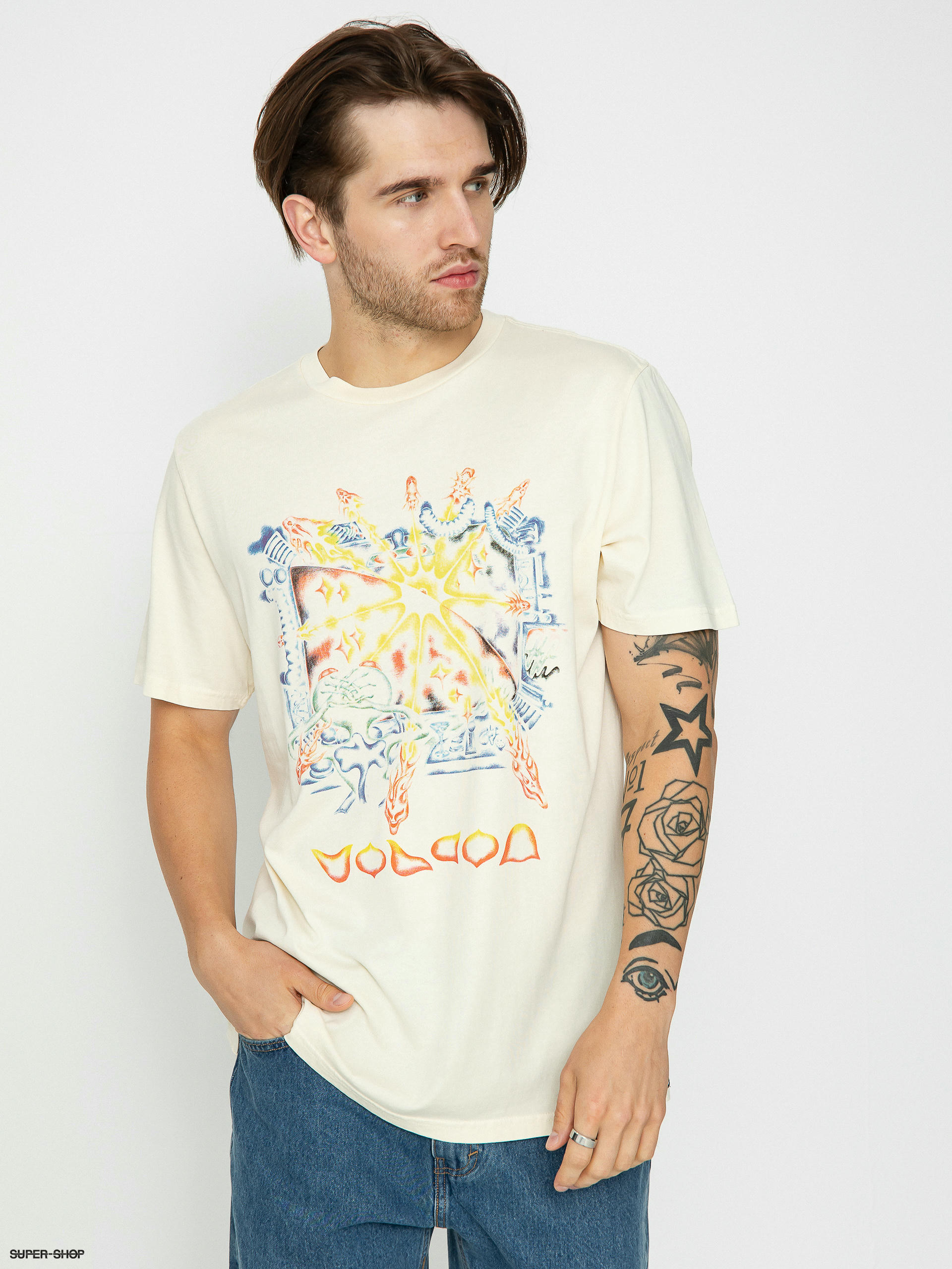 Volcom Fa Sam Ryser T-shirt (off white)