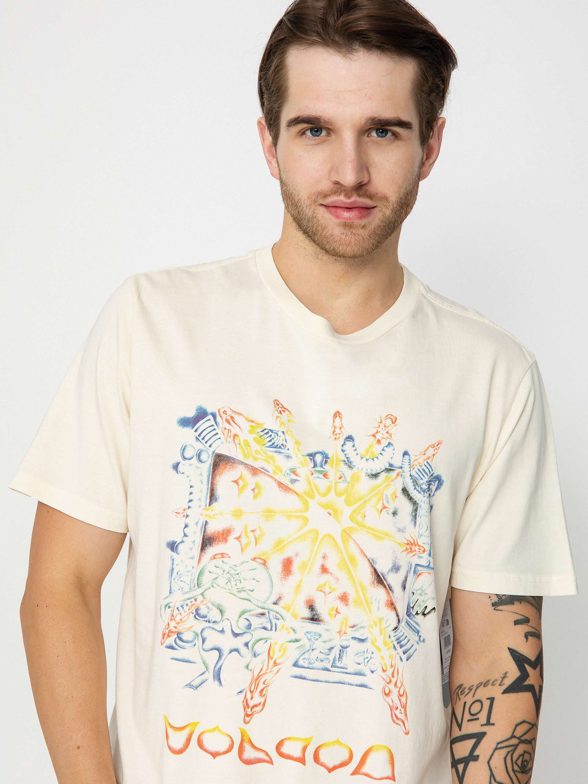 Volcom Fa Sai Ryser T-shirt (off white)