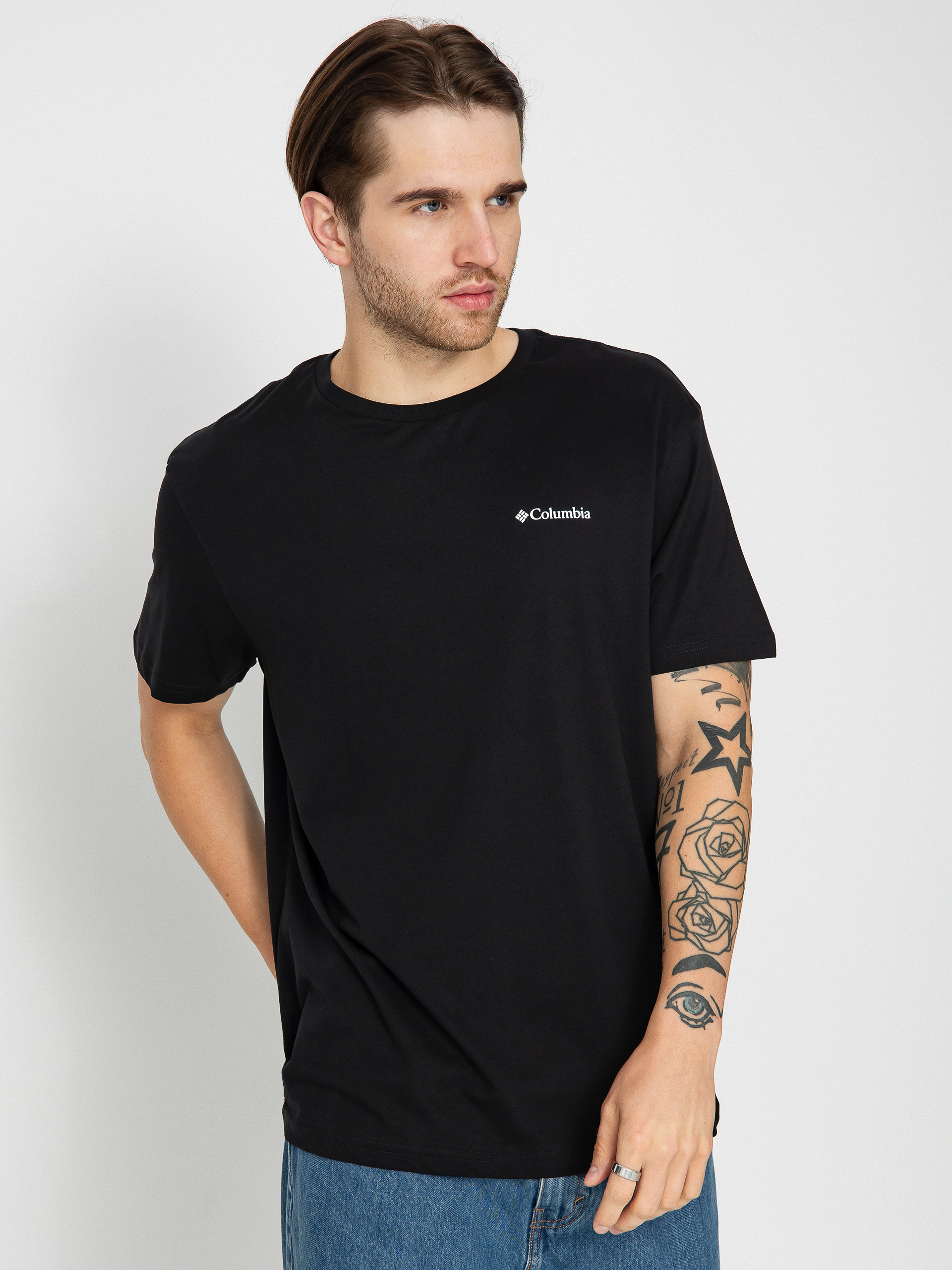 Columbia Basic Logo T-shirt (black/lc csc/branded graphic)