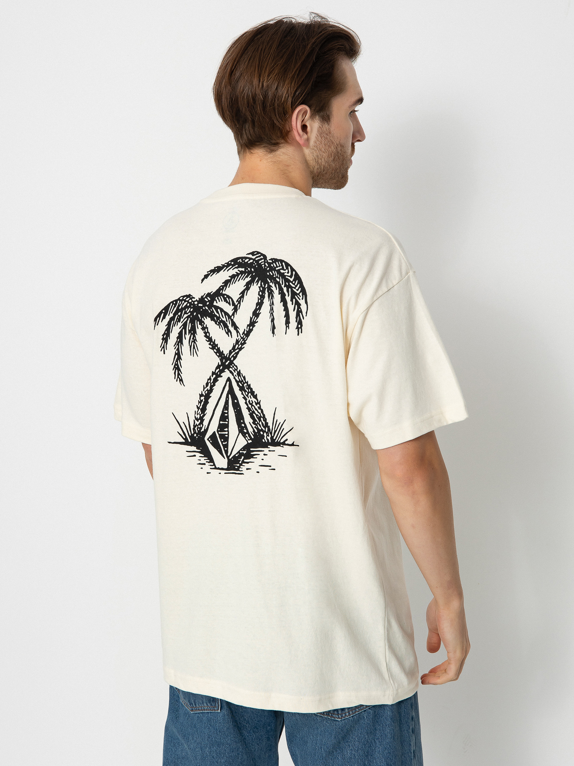 Volcom Crosspalm Lse T-shirt (dirty white)