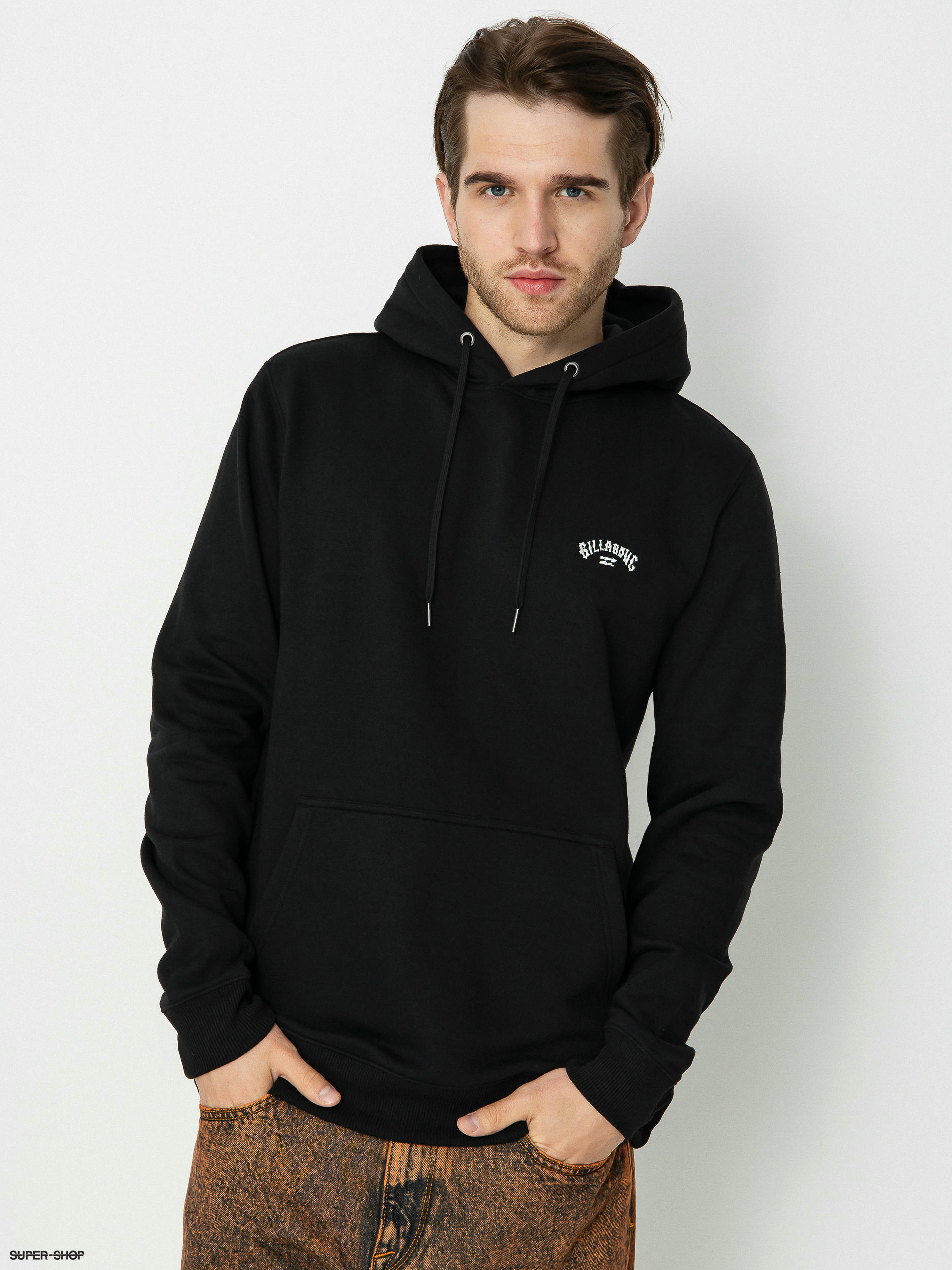 Hoodie Billabong Arch Wave Negra Hombre