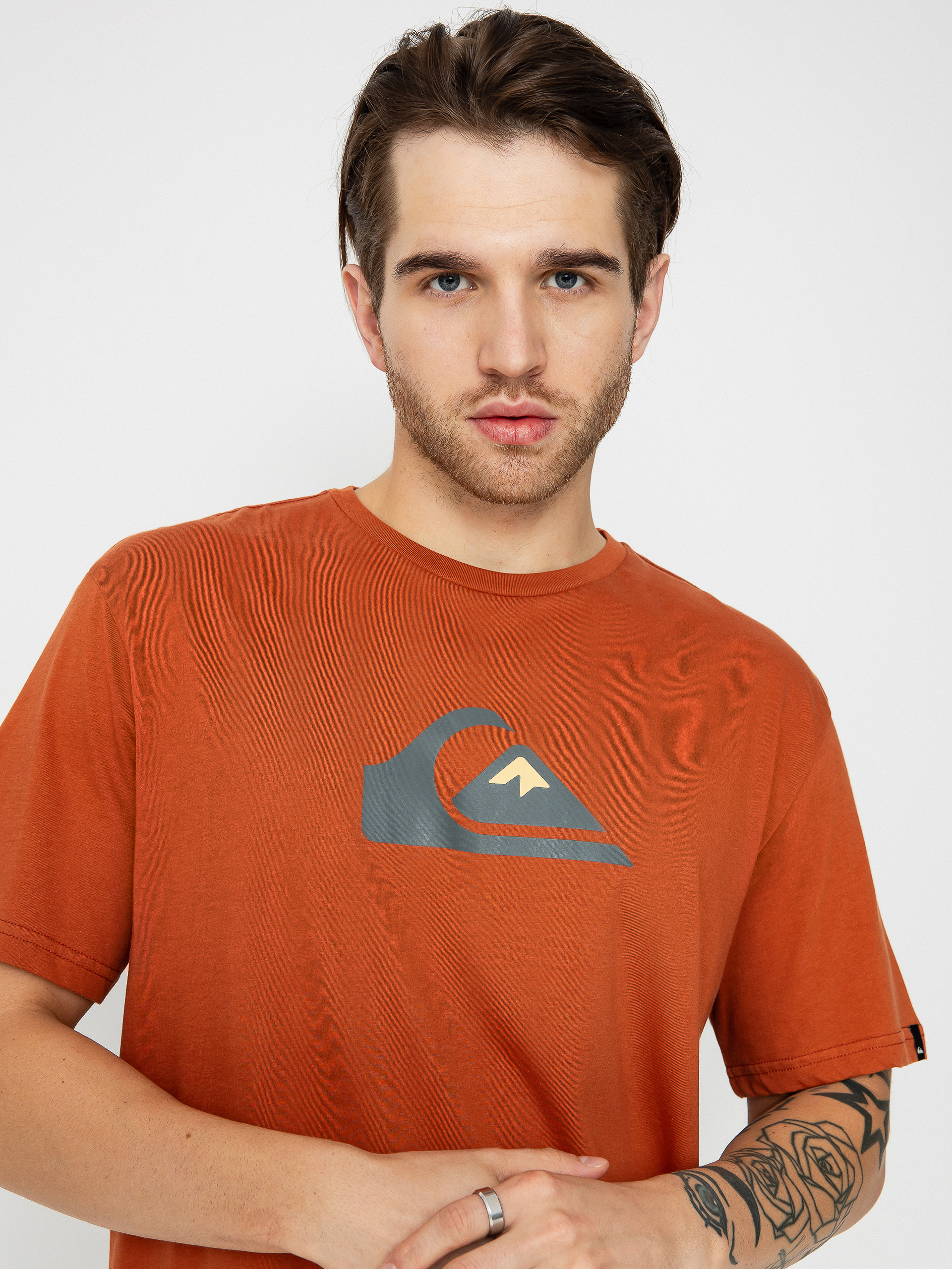 Quiksilver Comp Logo T-shirt (baked clay)