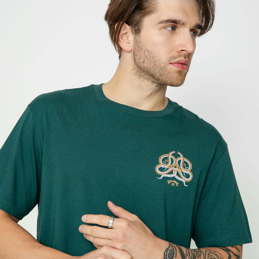 Billabong Serpientes T Shirt in Green for Men