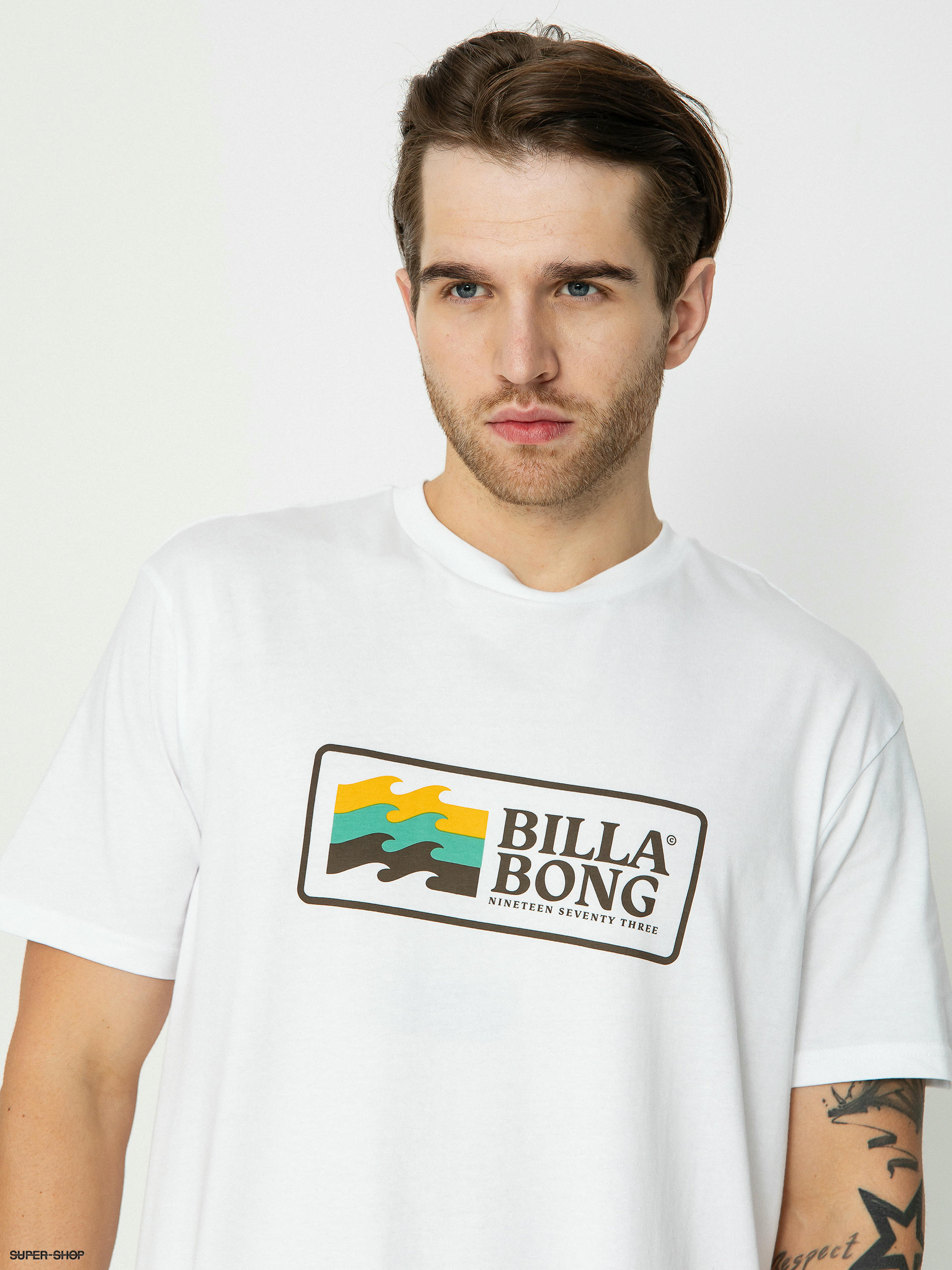 Camiseta Billabong Swell White - l  Camiseta billabong, Billabong, Camiseta
