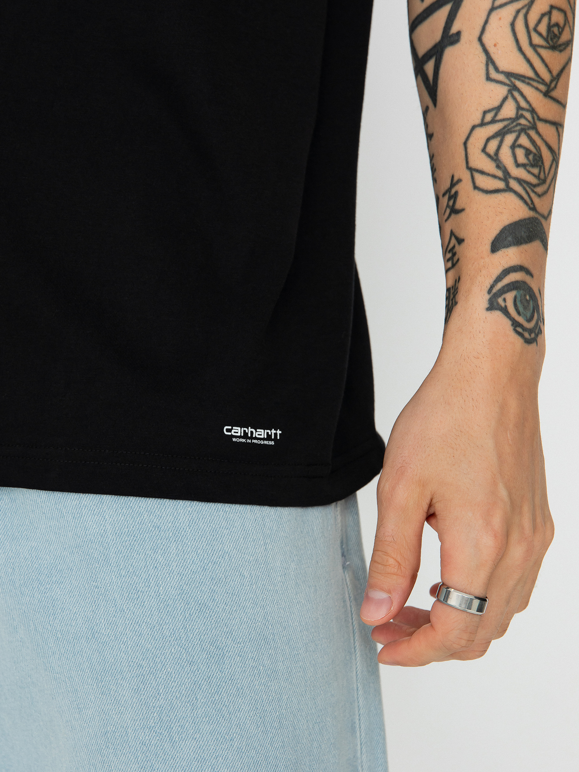 Carhartt WIP Standard Crew Neck 2-pack T-shirt (black black)