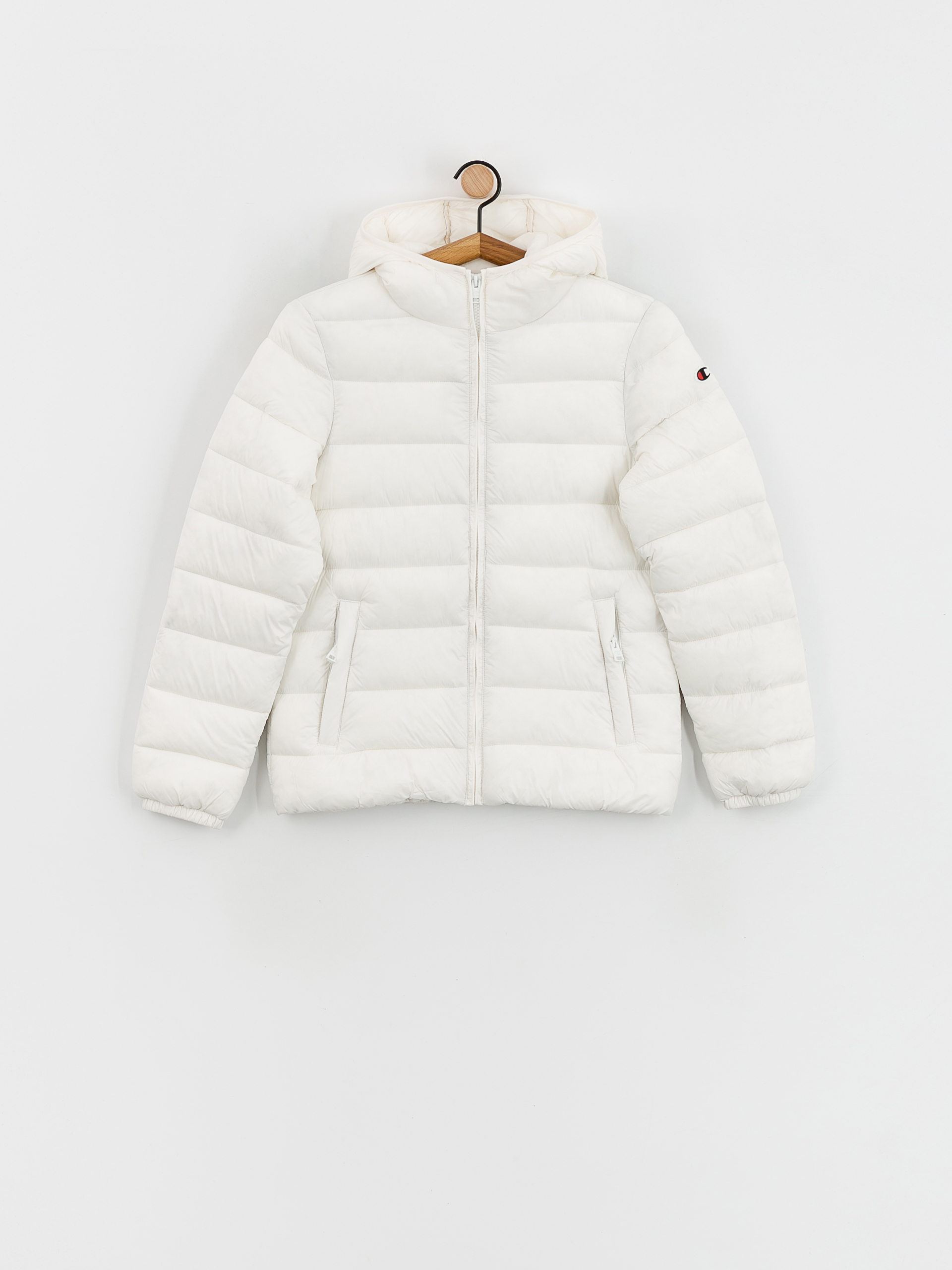 Champion white hot sale coat