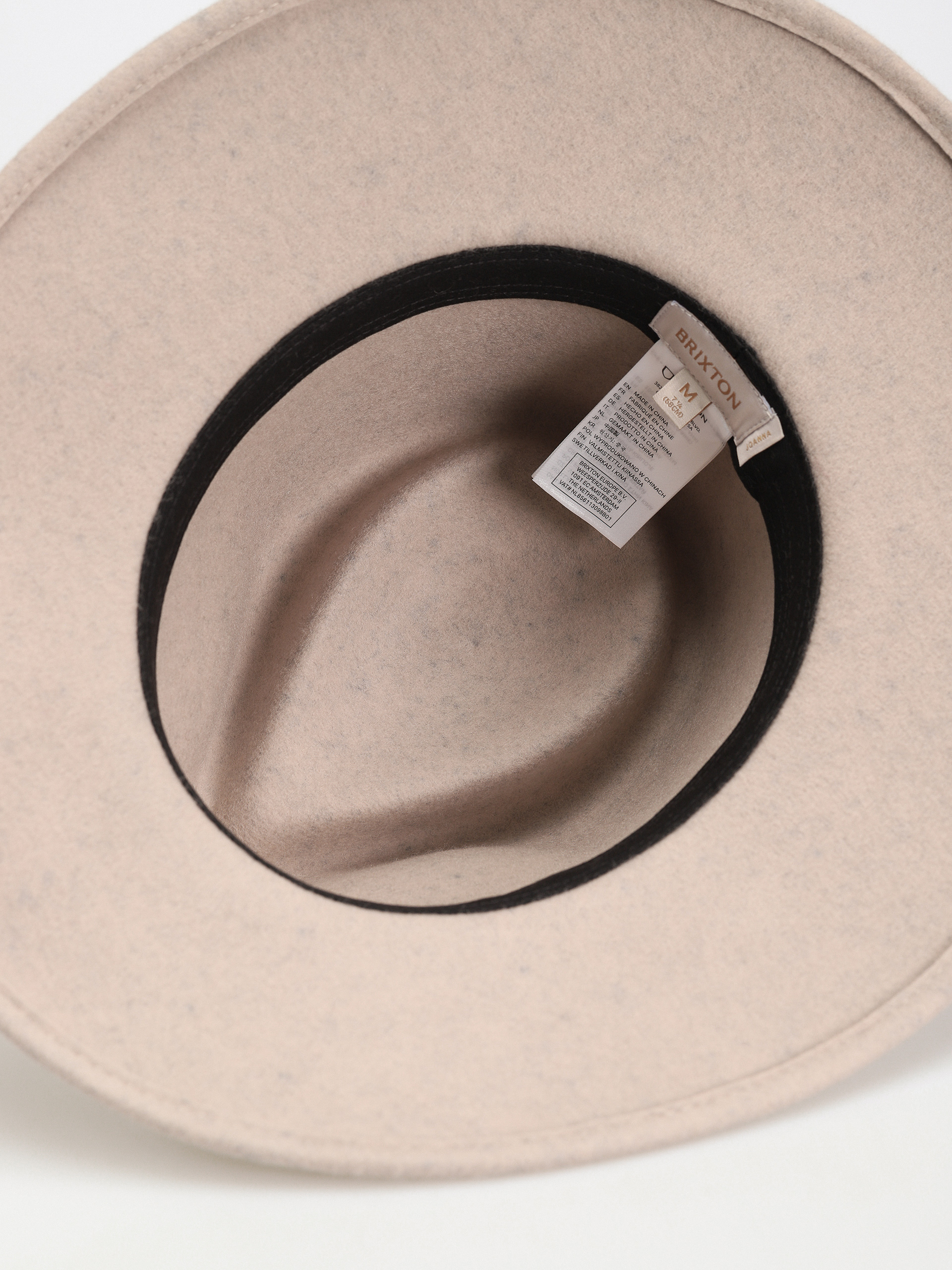 Brixton Joanna Felt Packable Hat Hut Wmn (oatmeal)