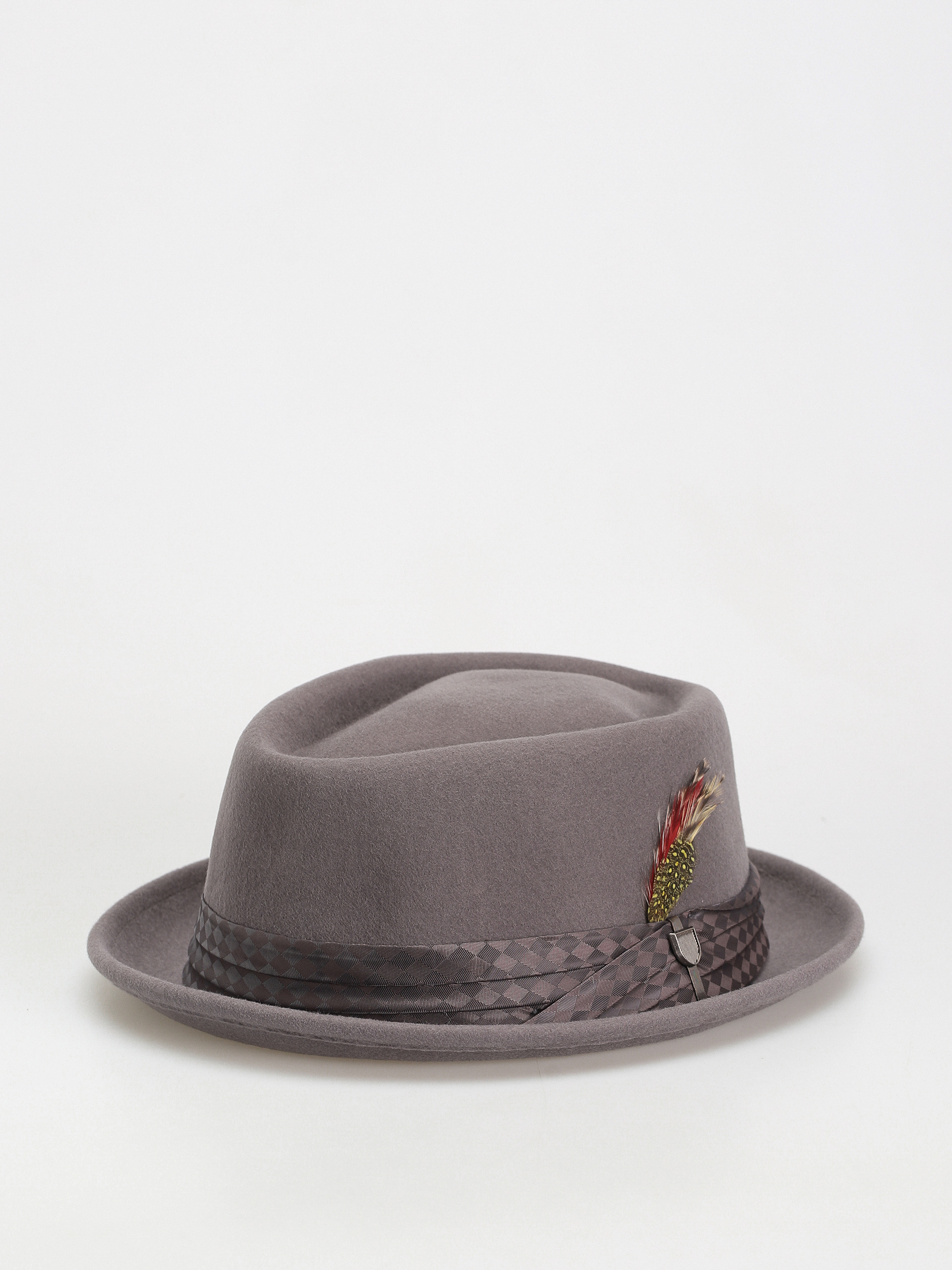 Brixton Stout Pork Pie Hat (dusk/dusk check)