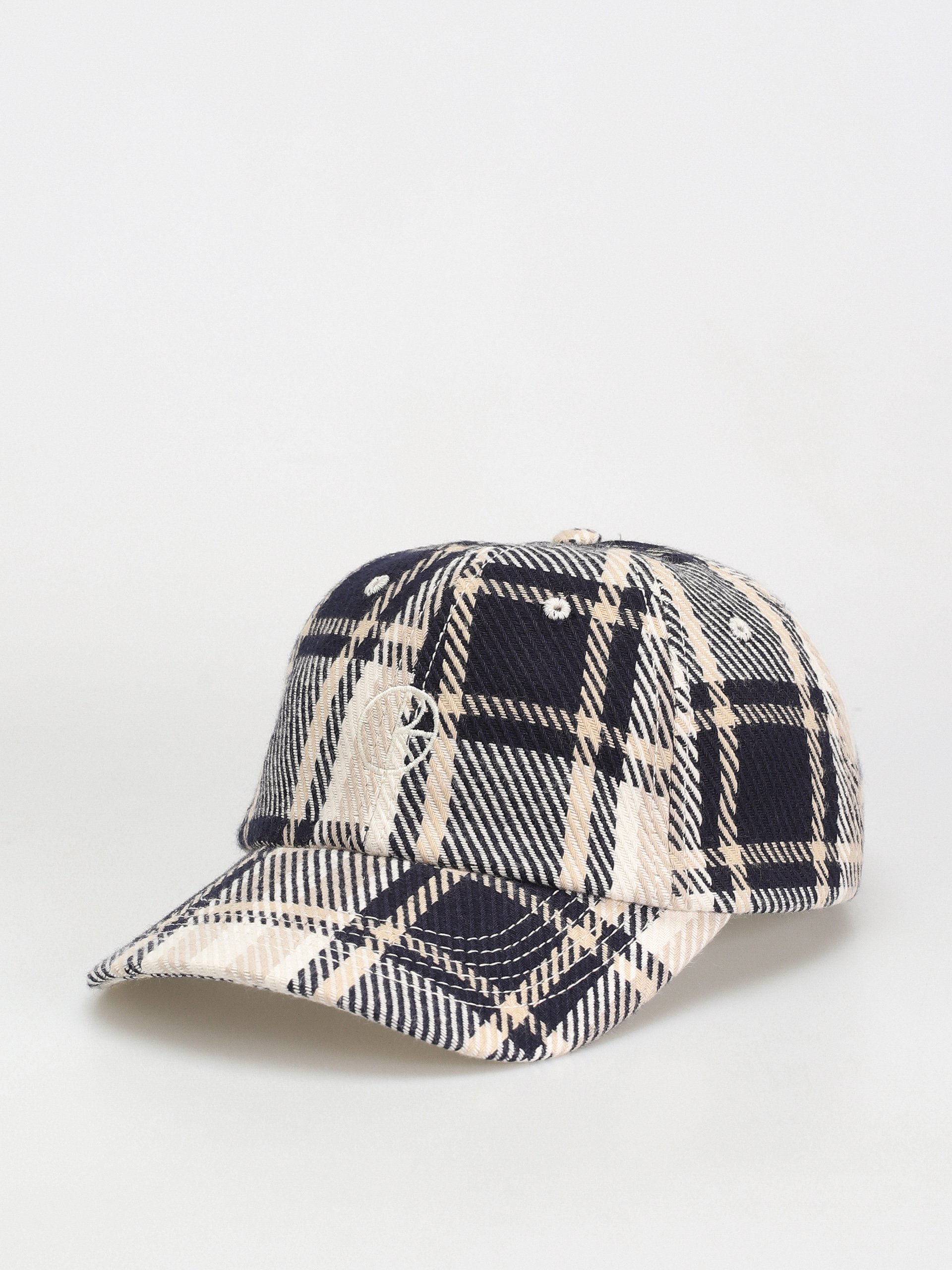 Polar Skate Stroke Logo Flannel Cap (navy)