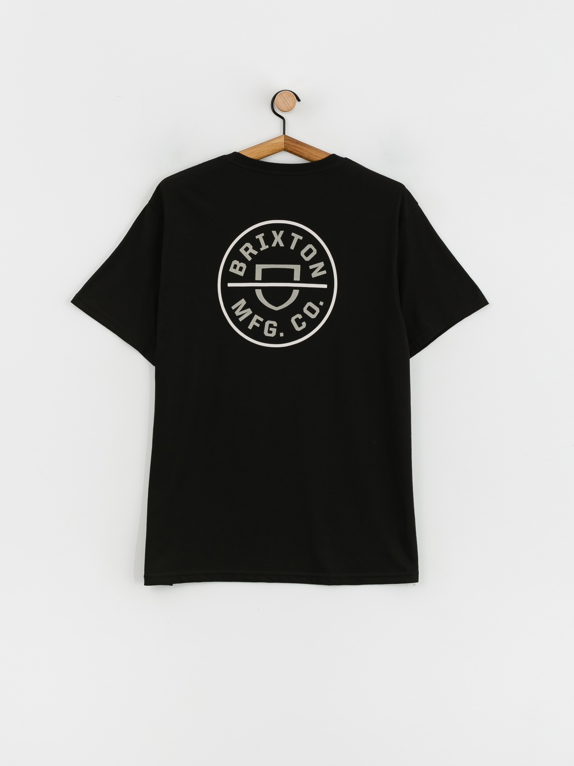 Brixton Crest II Stt T-shirt (black/mineral grey/white)